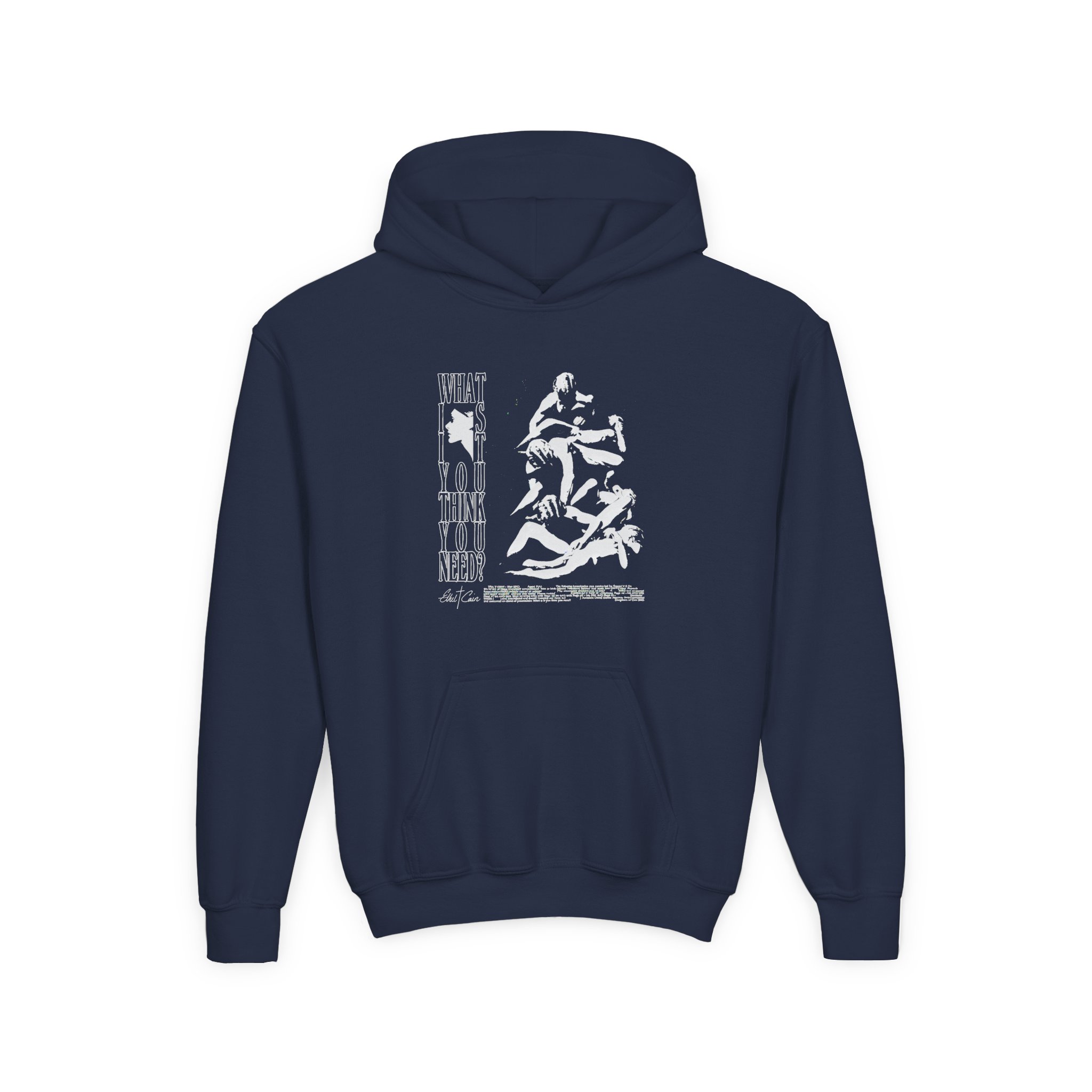 Youth Ethel Cain Angel Heavy Blend Hooded Sweatshirt - Image 3