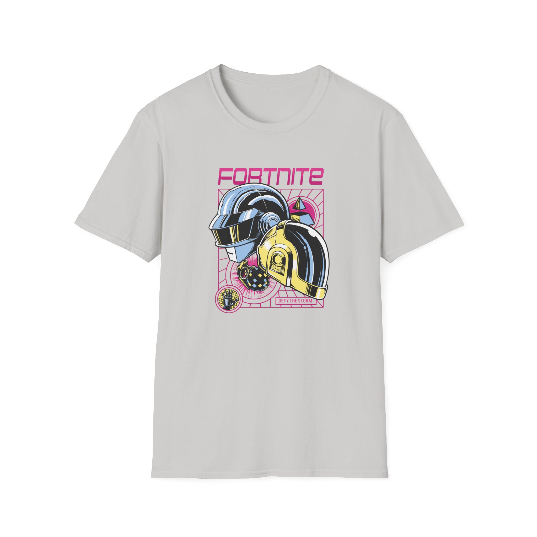 Daft Punk Fortnite X Daft Punk Unisex Softstyle T-Shirt - Image 9