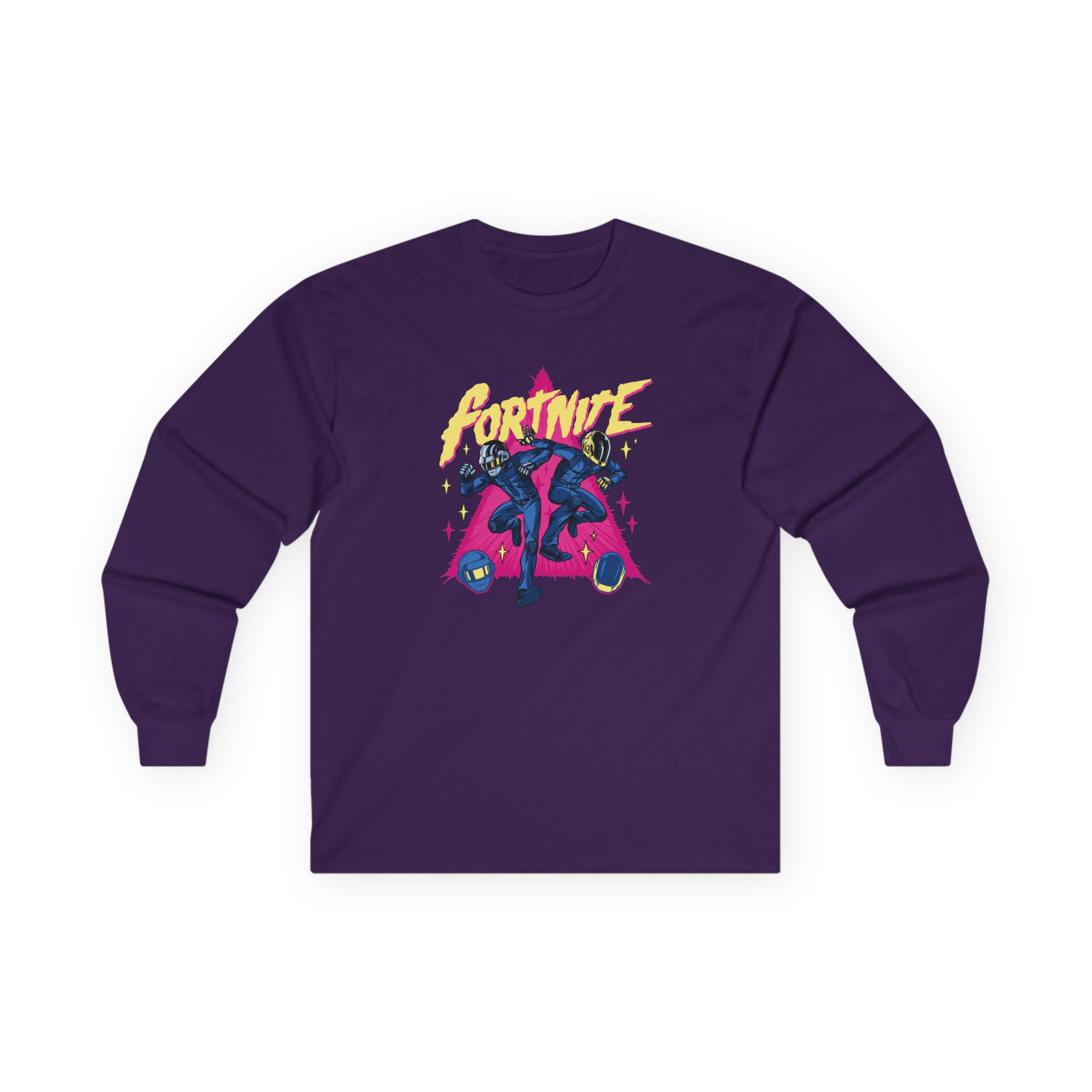 Daft Punk Ortnite X Daft Punk Unisex Ultra Cotton Long Sleeve Tee - Image 11