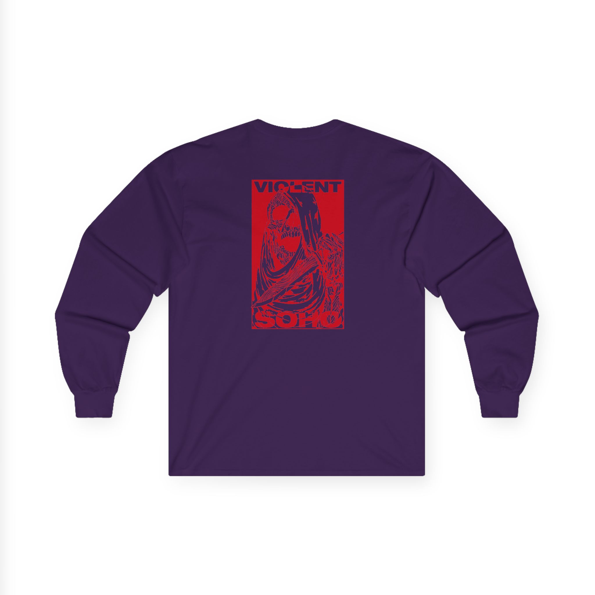 Violent Soho Skull Unisex Ultra Cotton Long Sleeve Tee - Image 34