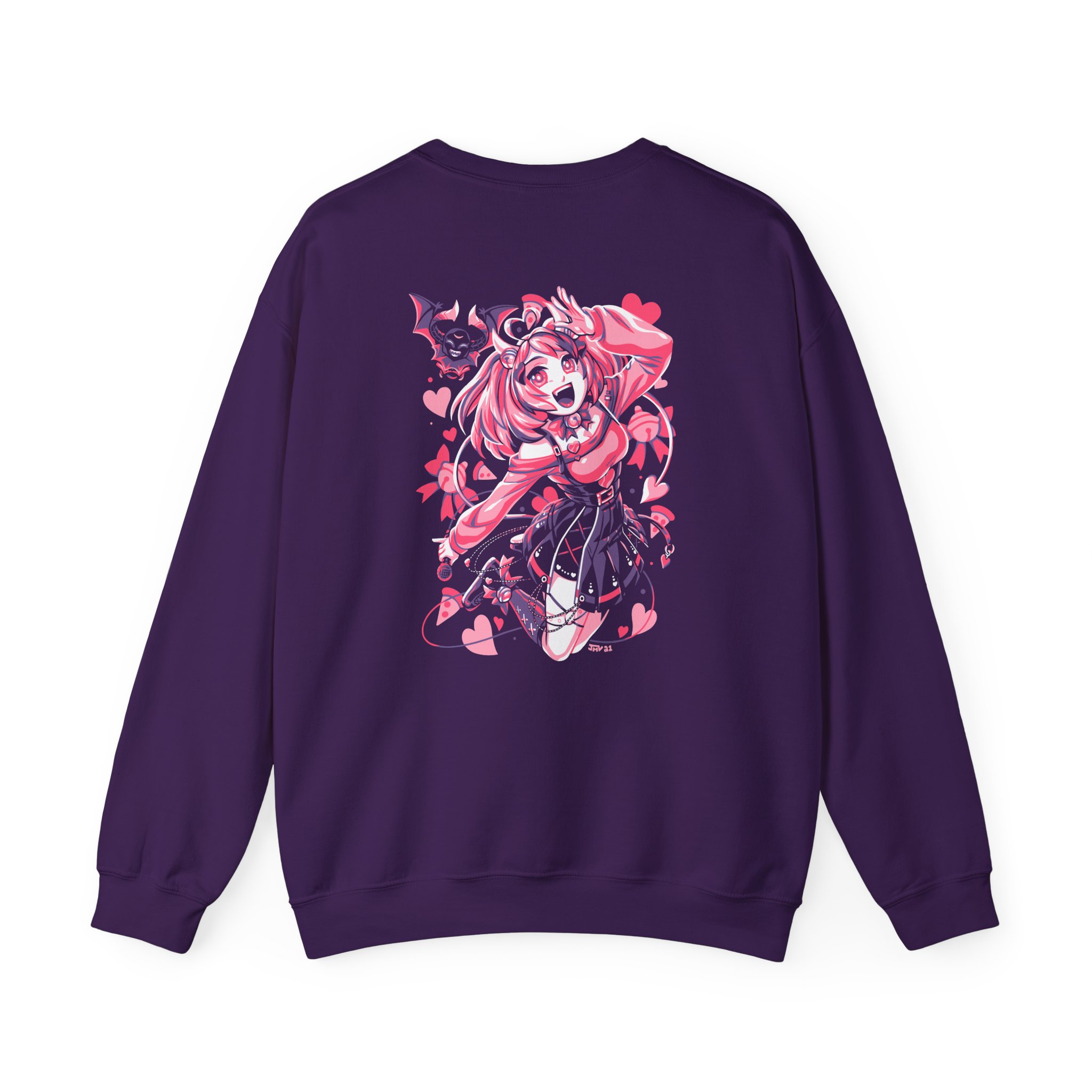 Ironmouse Anime Unisex Heavy Blend™ Crewneck Sweatshirt - Image 10