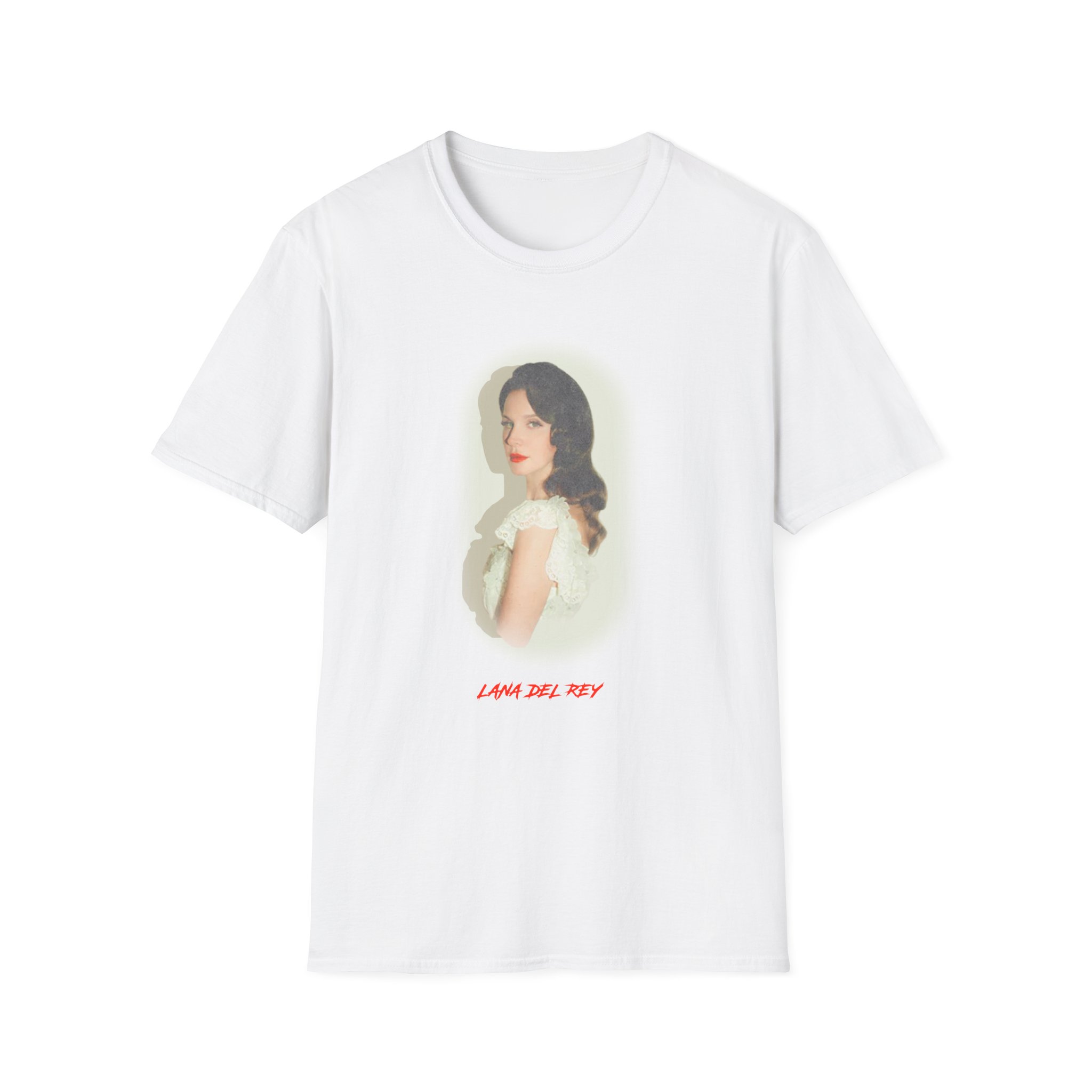 Lanadelrey Indio Portrait Unisex Softstyle T-Shirt - Image 3