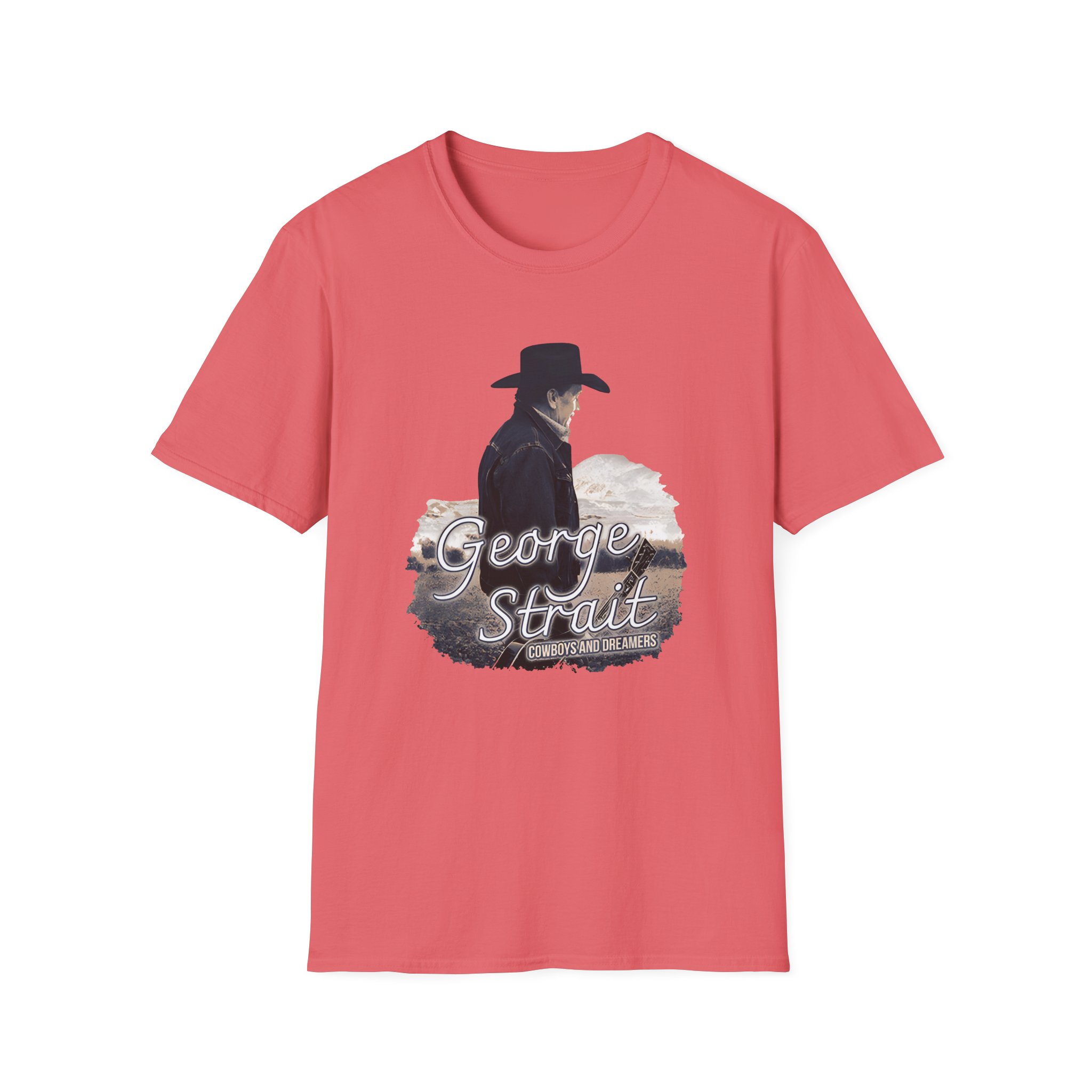 George Strait Cowboys and Dreamers Unisex Softstyle T-Shirt - Image 5