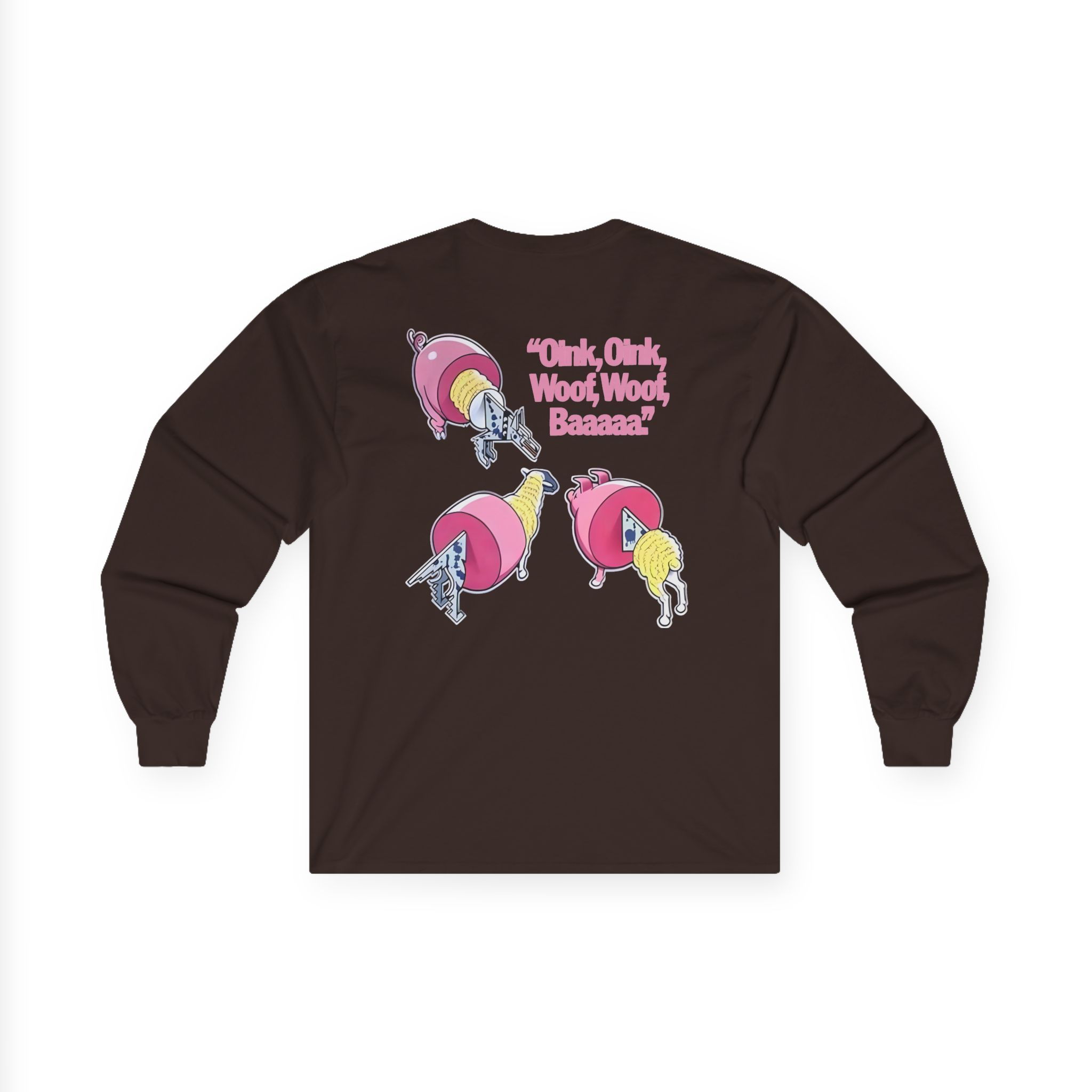 Pink Floyd Animals Oink Oink Unisex Ultra Cotton Long Sleeve Tee - Image 4