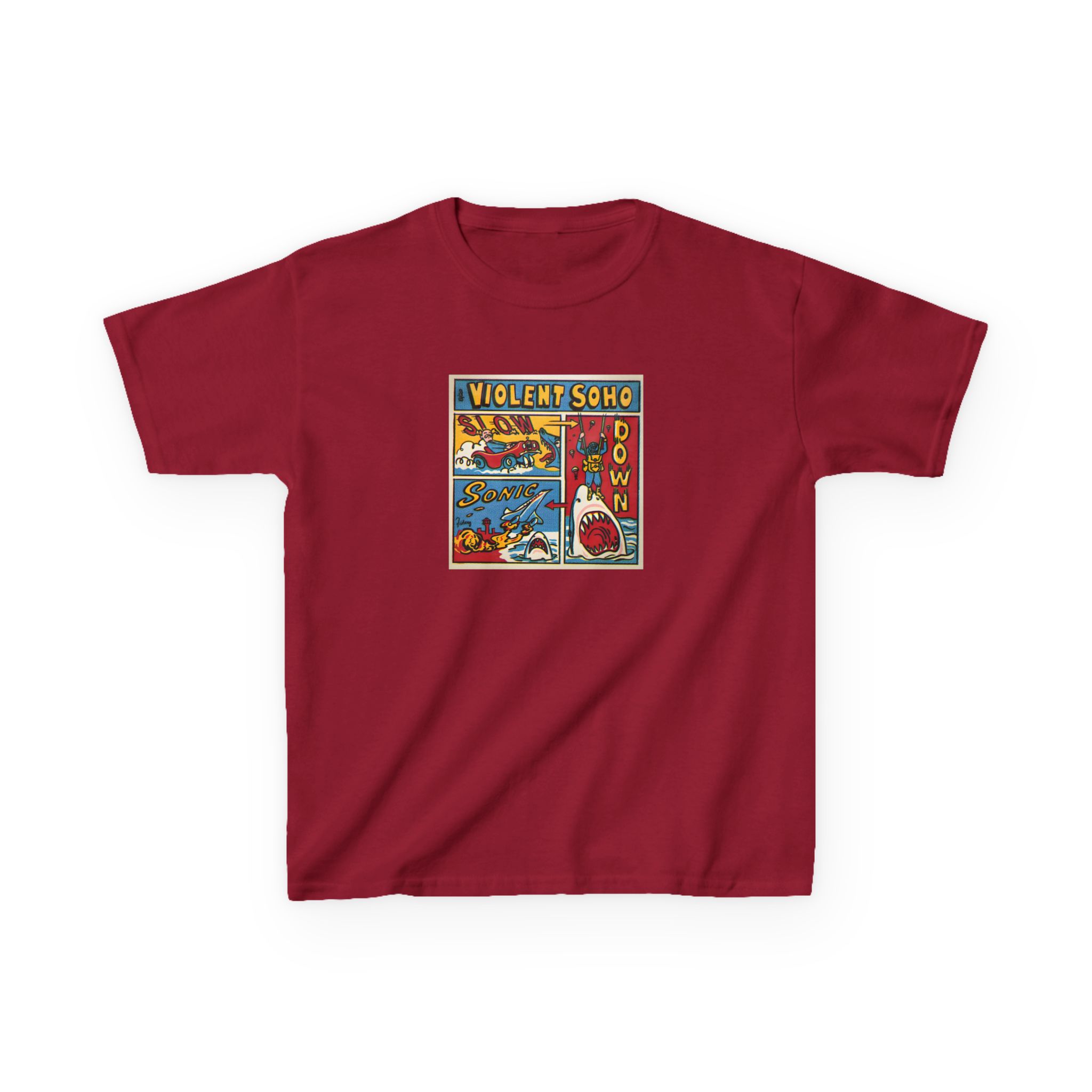 Violent Soho Slow Down Sonic Kids Heavy Cotton™ Tee - Image 31