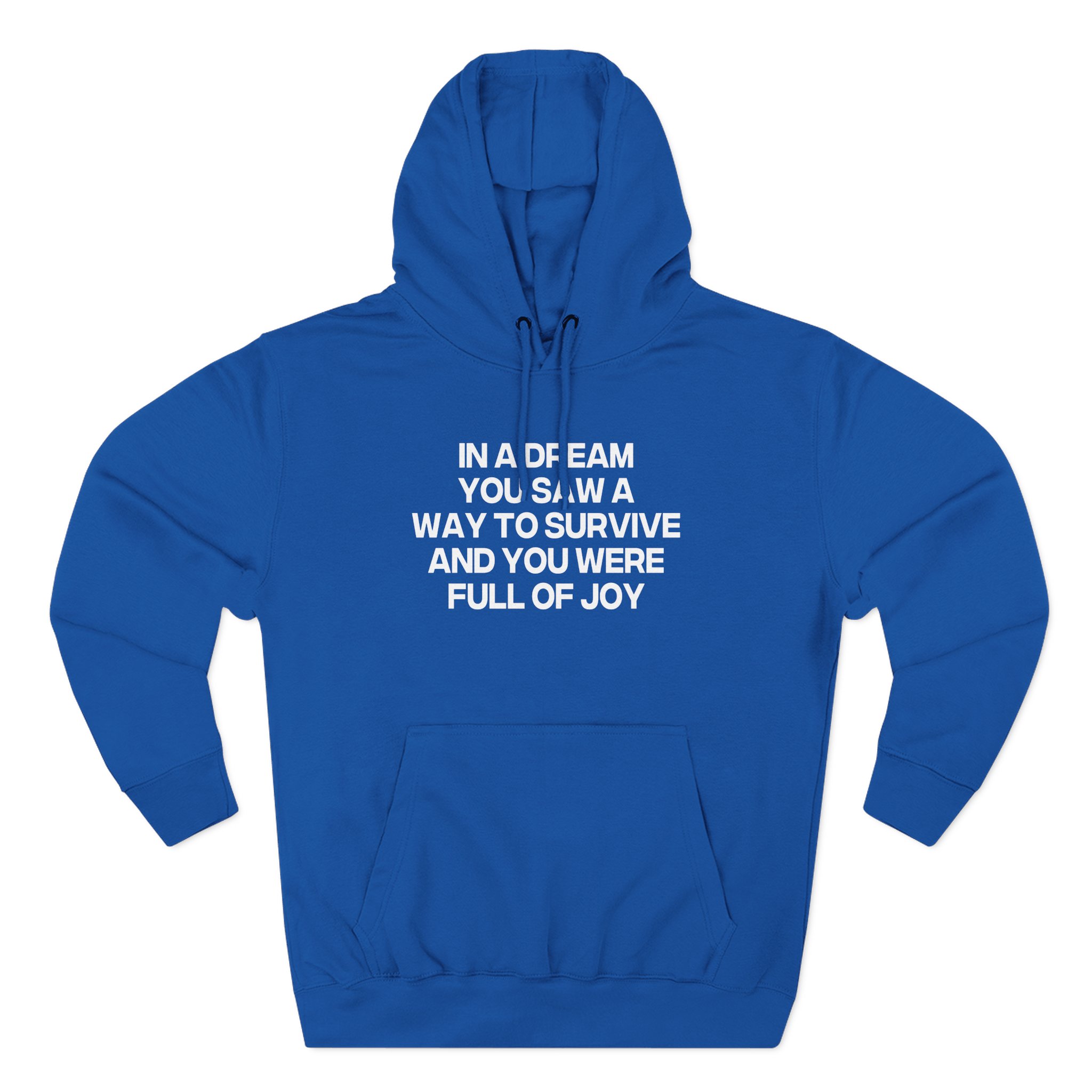 Jenny Holzer 1992 Three-Panel Fleece Hoodie - Image 9