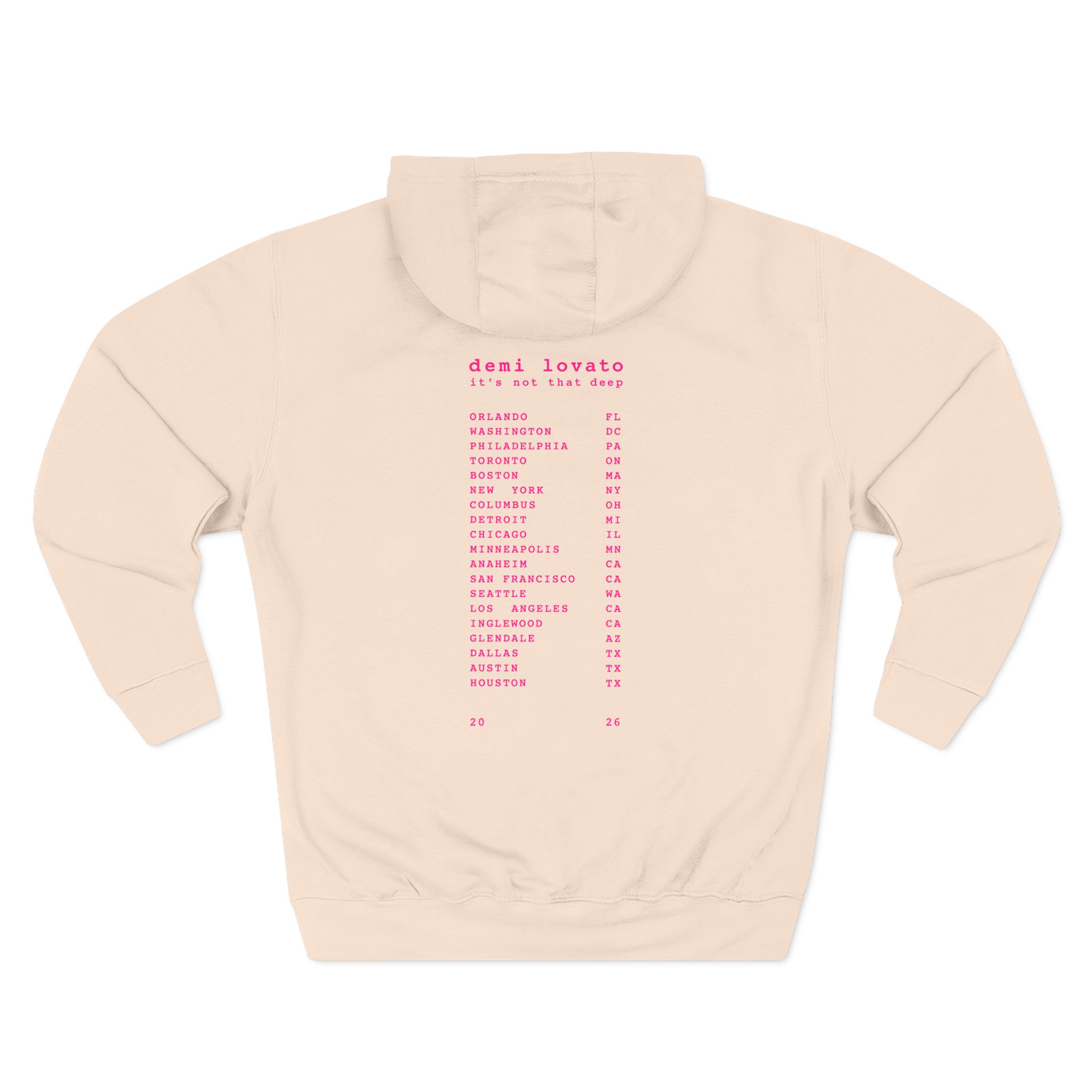 D L Three-panel Fleece Hoodie - Image 6