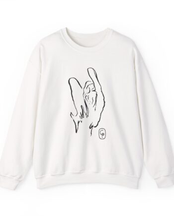Caroline Polachek Crude Drawing Unisex Heavy Blend™ Crewneck Sweatshirt