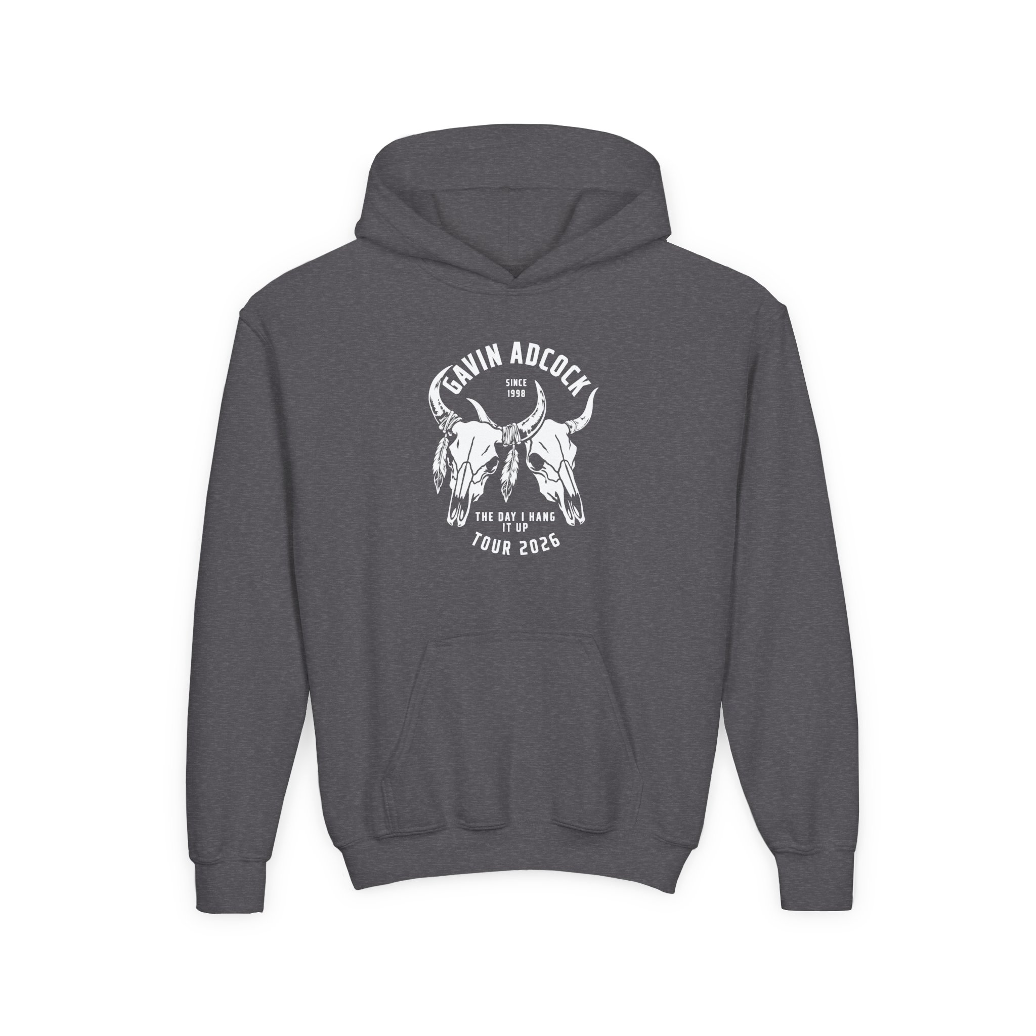 Gavin Adcock Steerhead Youth Heavy Blend Hooded Sweatshirt - Image 7