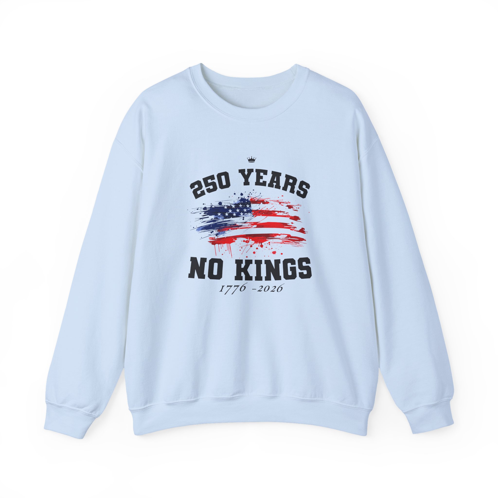 Valuetainment 250 Years No Kings Unisex Heavy Blend™ Crewneck Sweatshirt - Image 9