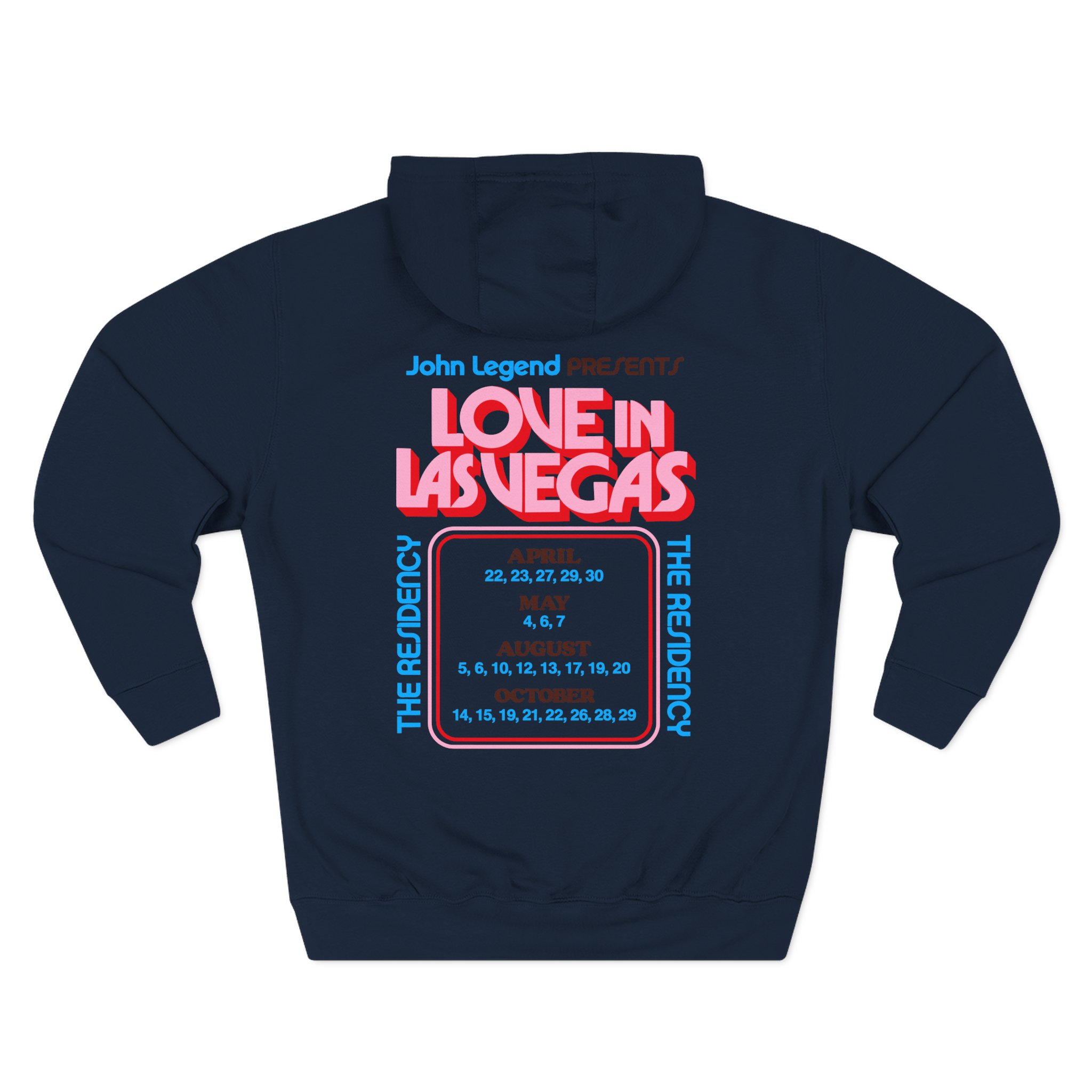 John Legend Love In Las Vegas Three-Panel Fleece Hoodie - Image 22