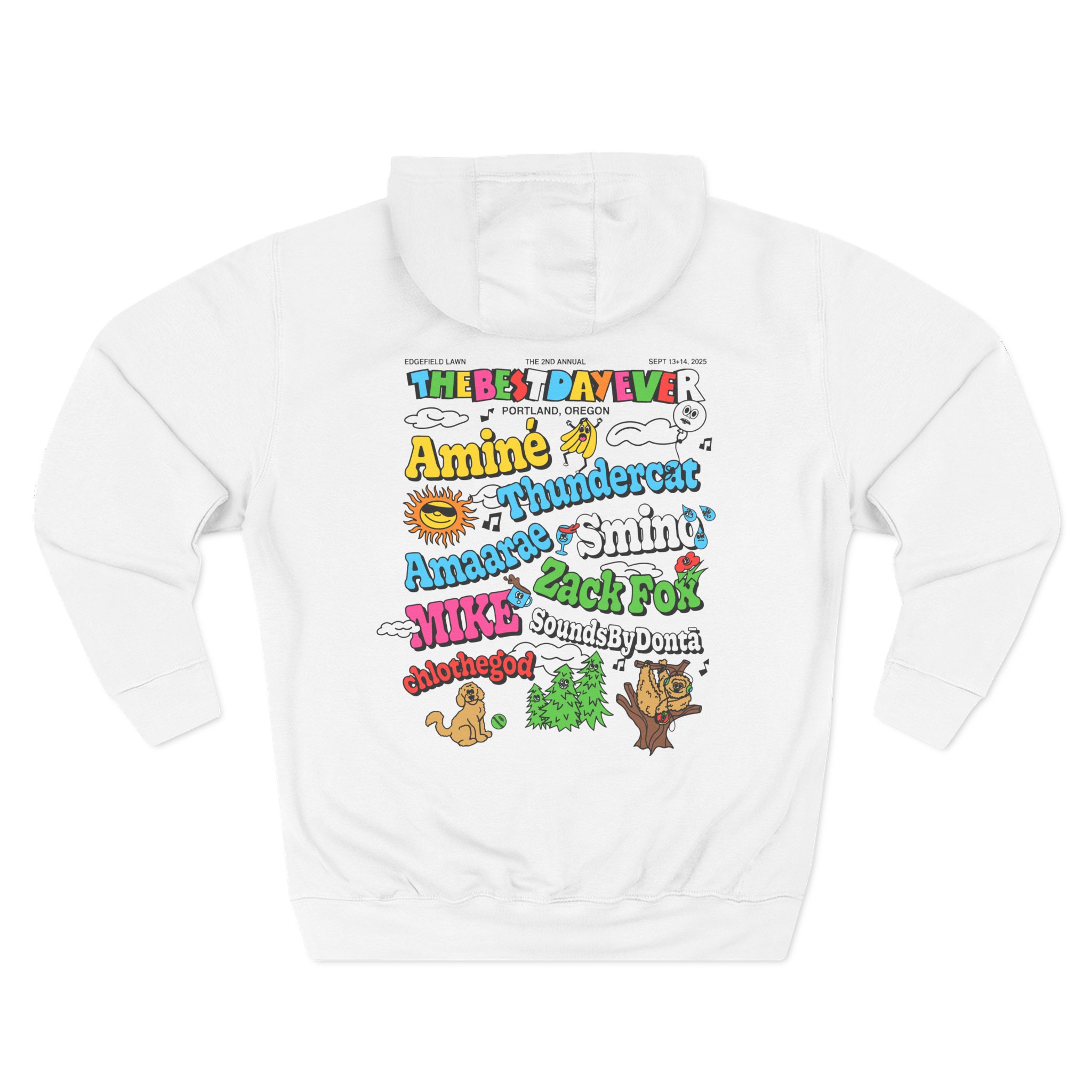 Aminé the Best Day Ever Three-Panel Fleece Hoodie - Image 2