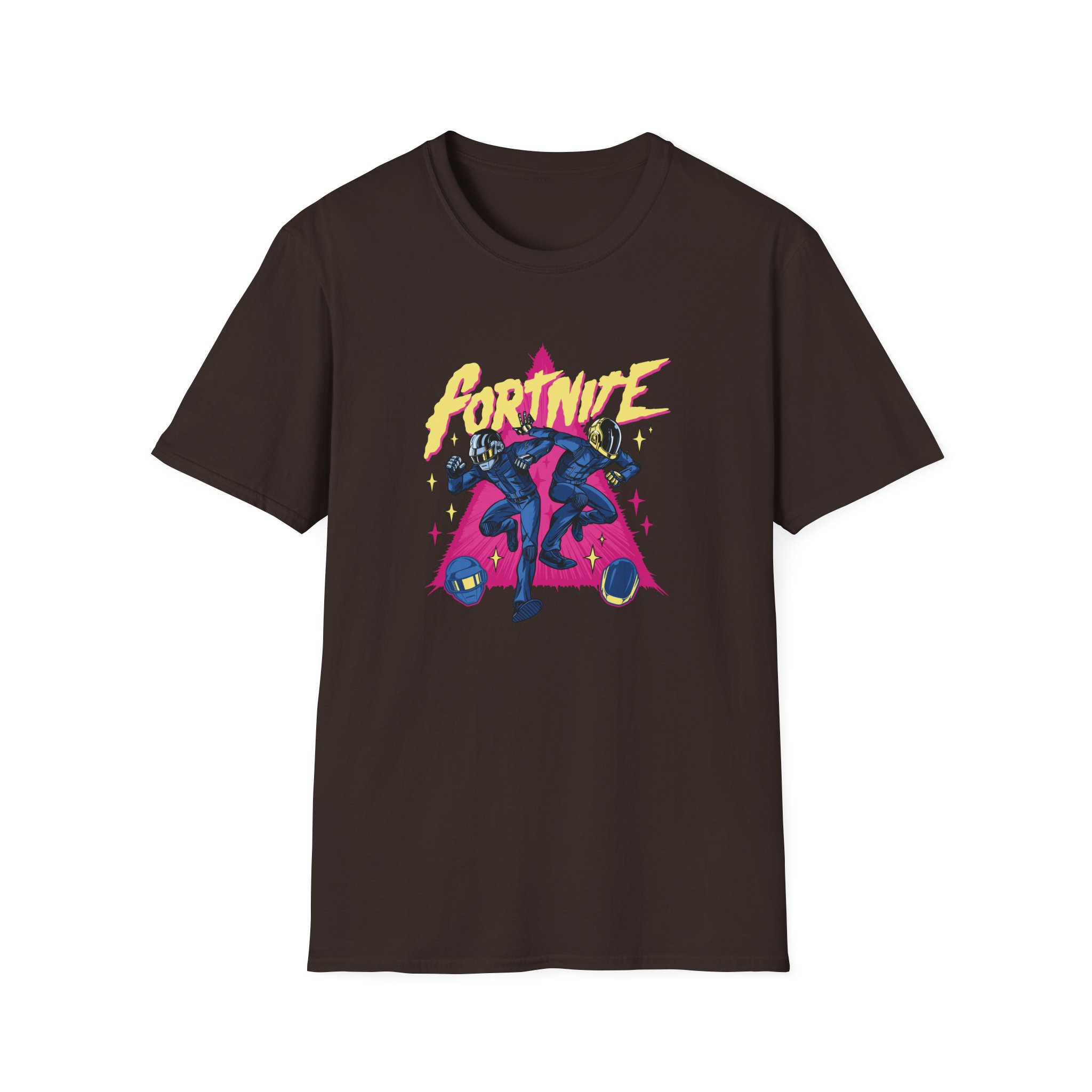 Daft Punk Ortnite X Daft Punk Unisex Softstyle T-Shirt - Image 3