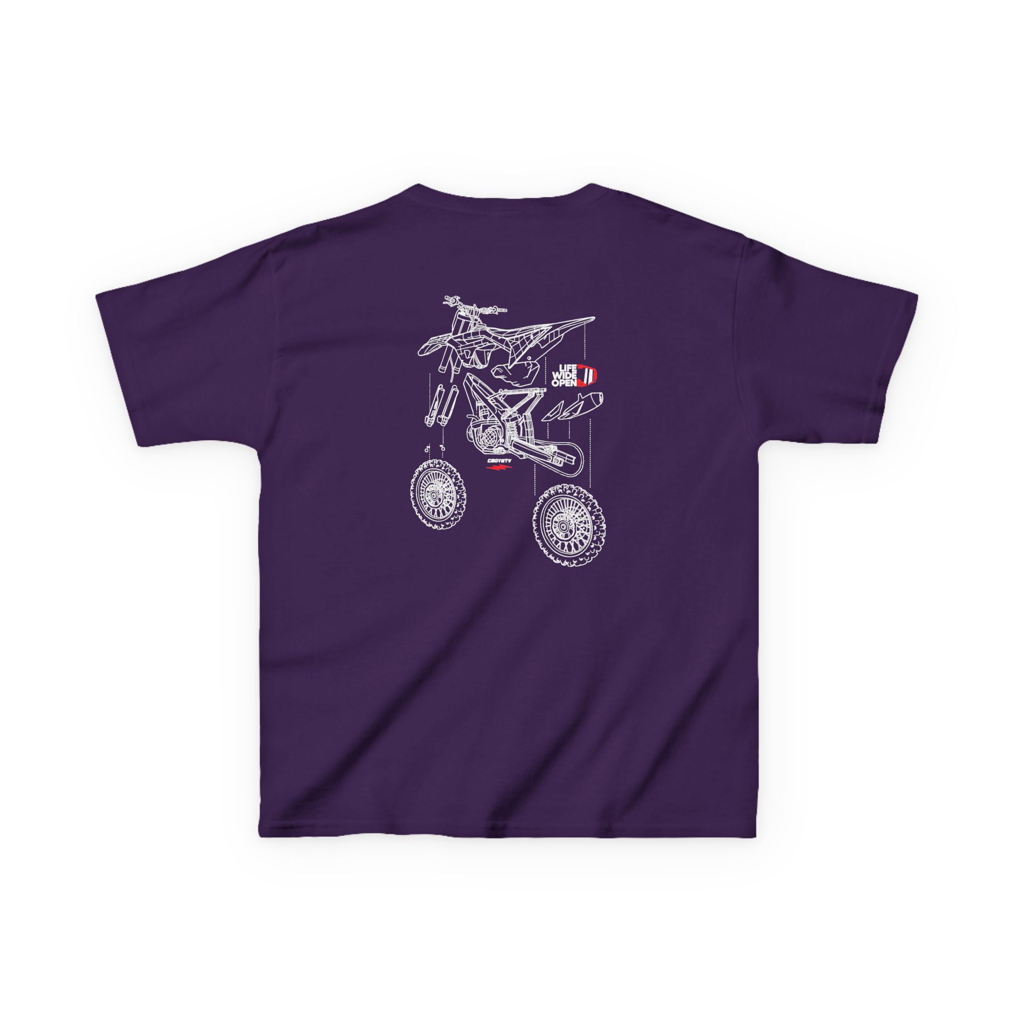 Kids Cboystv Dirtbike Blowup Heavy Cotton™ Tee - Image 18