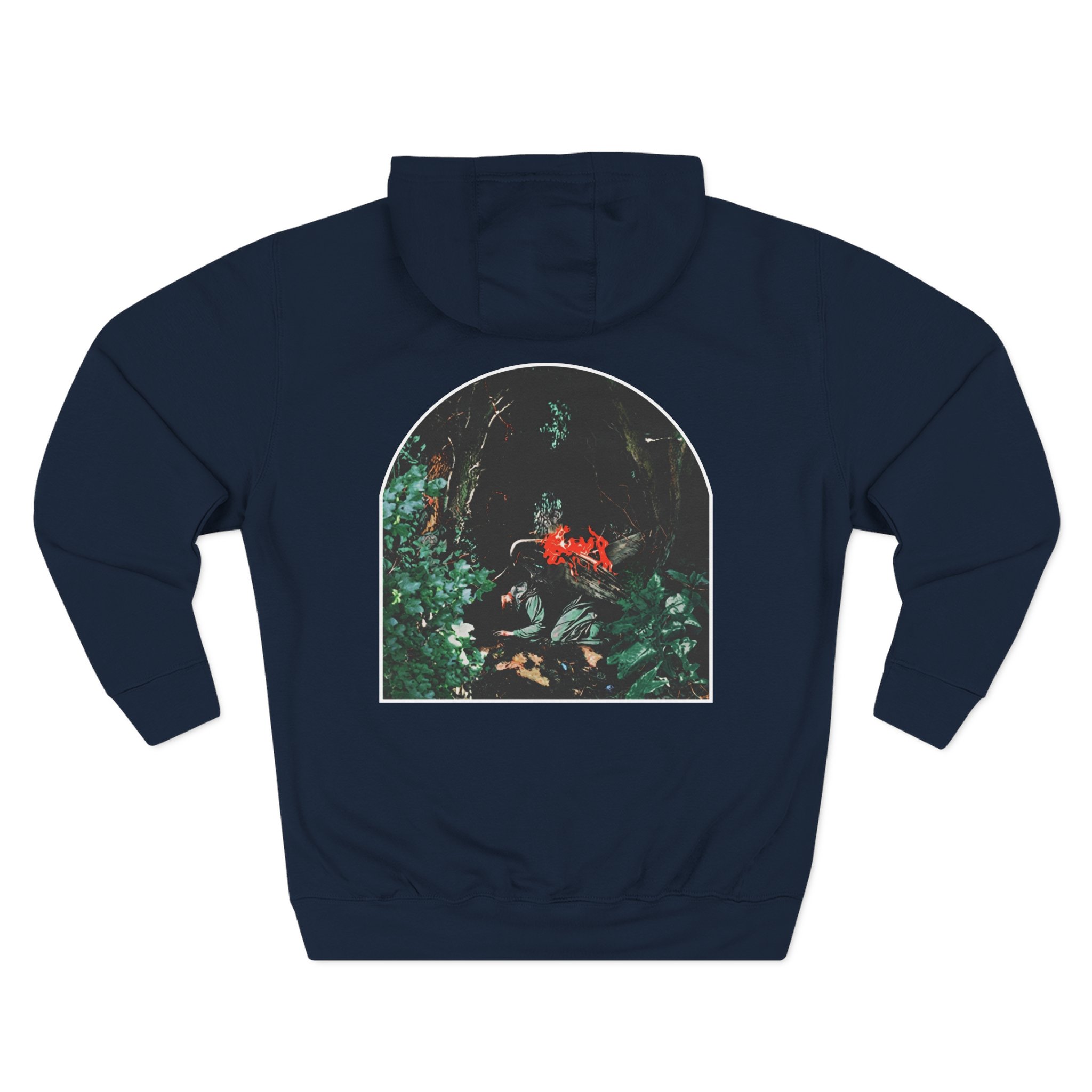 Knocked Loose Upon Loss Oldham Champion Three-Panel Fleece Hoodie - Image 4