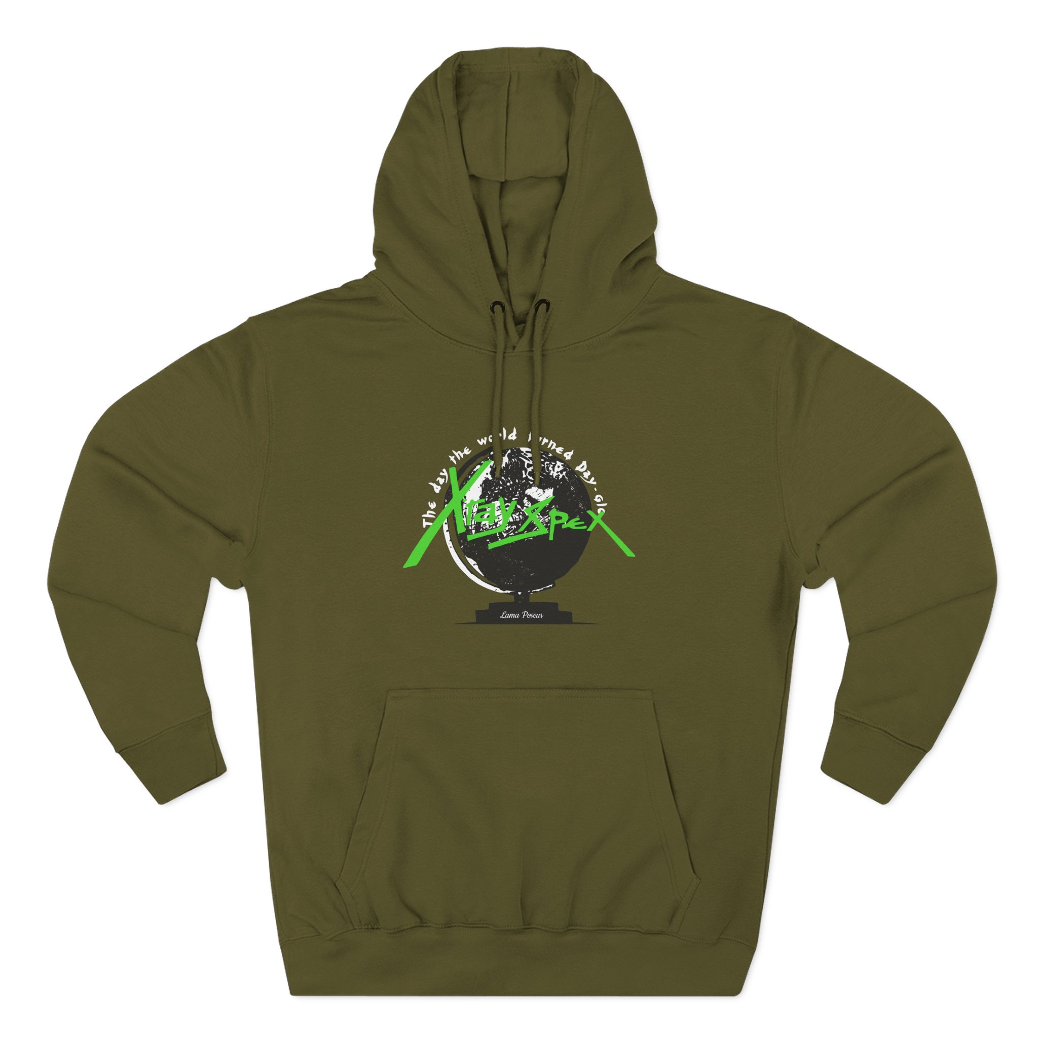 X-ray Spex Day-Glo Globe Three-panel Fleece Hoodie - Image 5