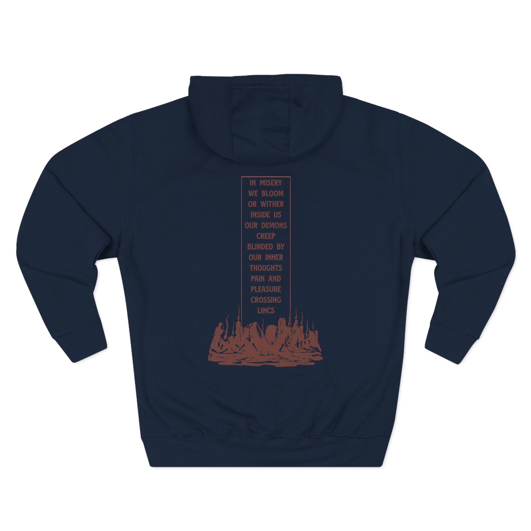 Angelmaker Exit Signs Three-Panel Fleece Hoodie - Image 12