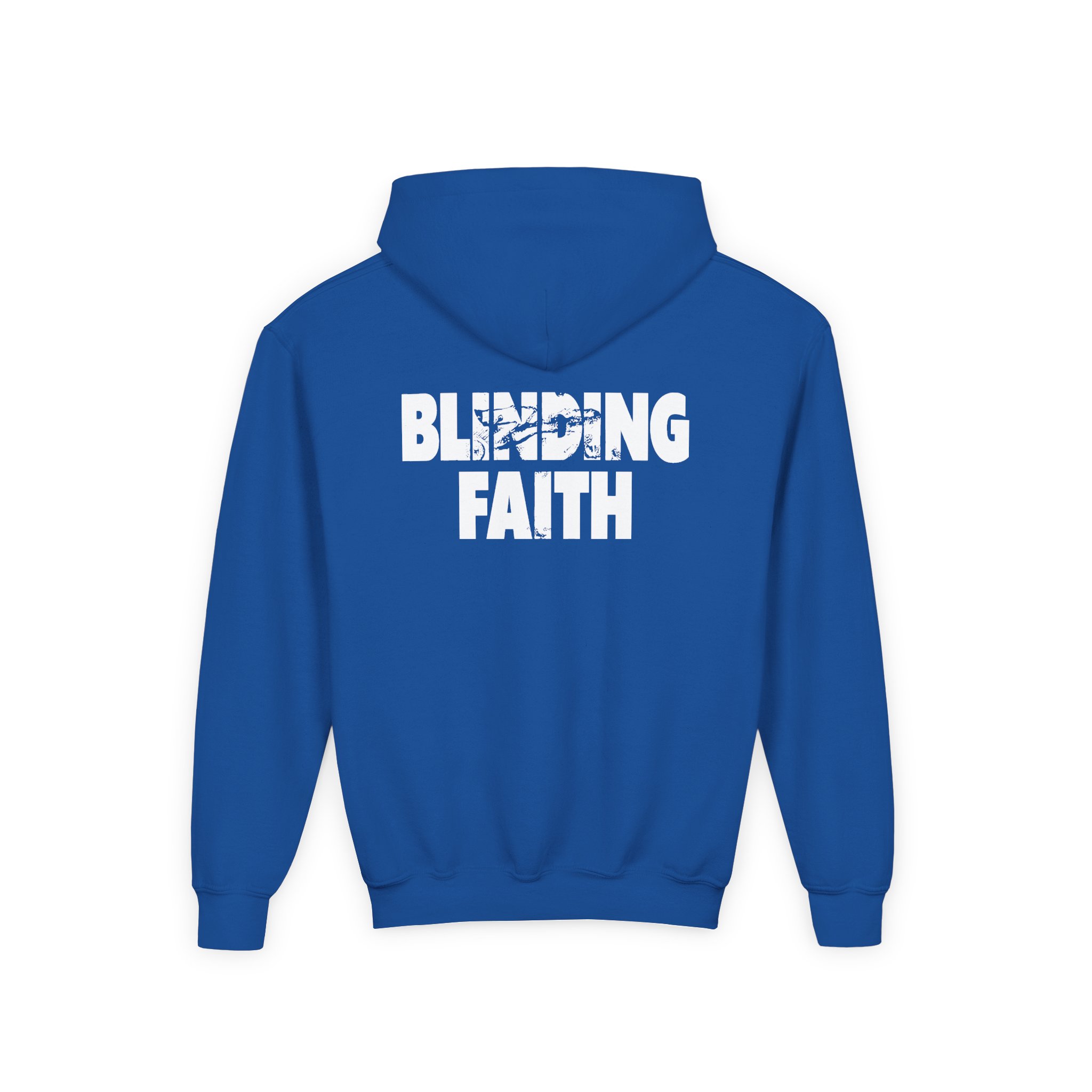 Knocked Loose Blinding Faith Royal Youth Heavy Blend Hooded Sweatshirt - Image 10