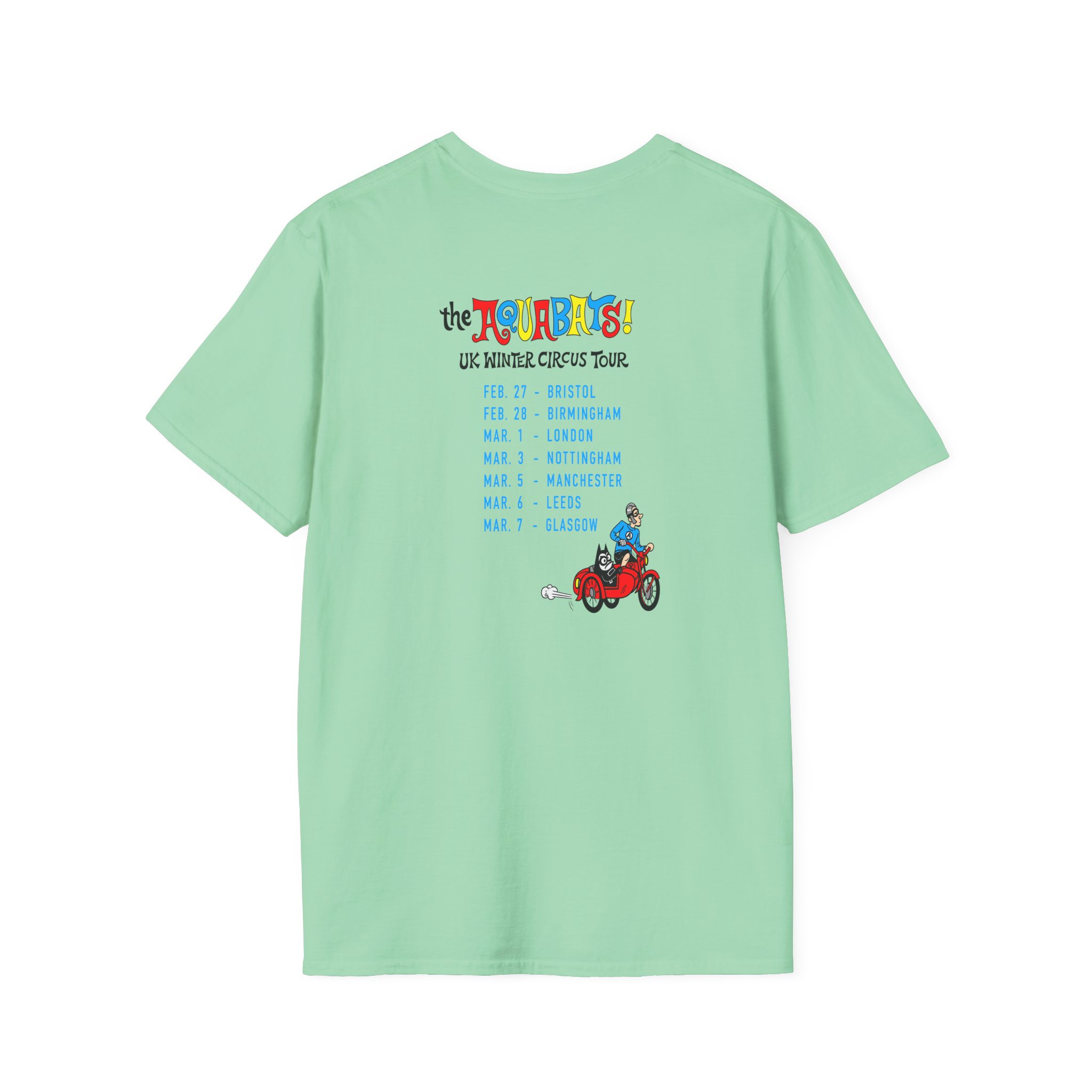 The Aquabats on a Bike! Unisex Softstyle T-Shirt - Image 14