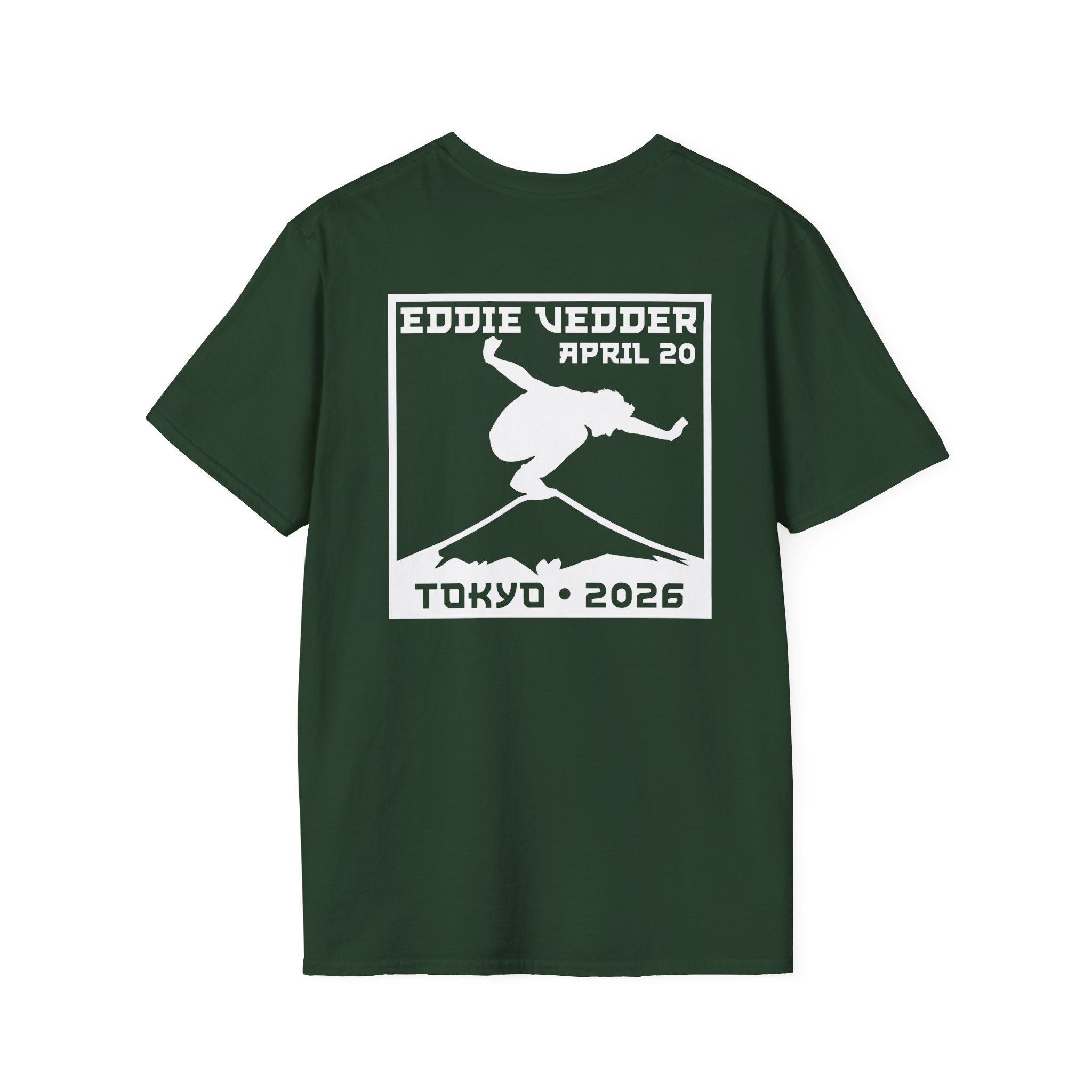 Eddie Vedder 2026 Tokyo Unisex Softstyle T-Shirt - Image 8