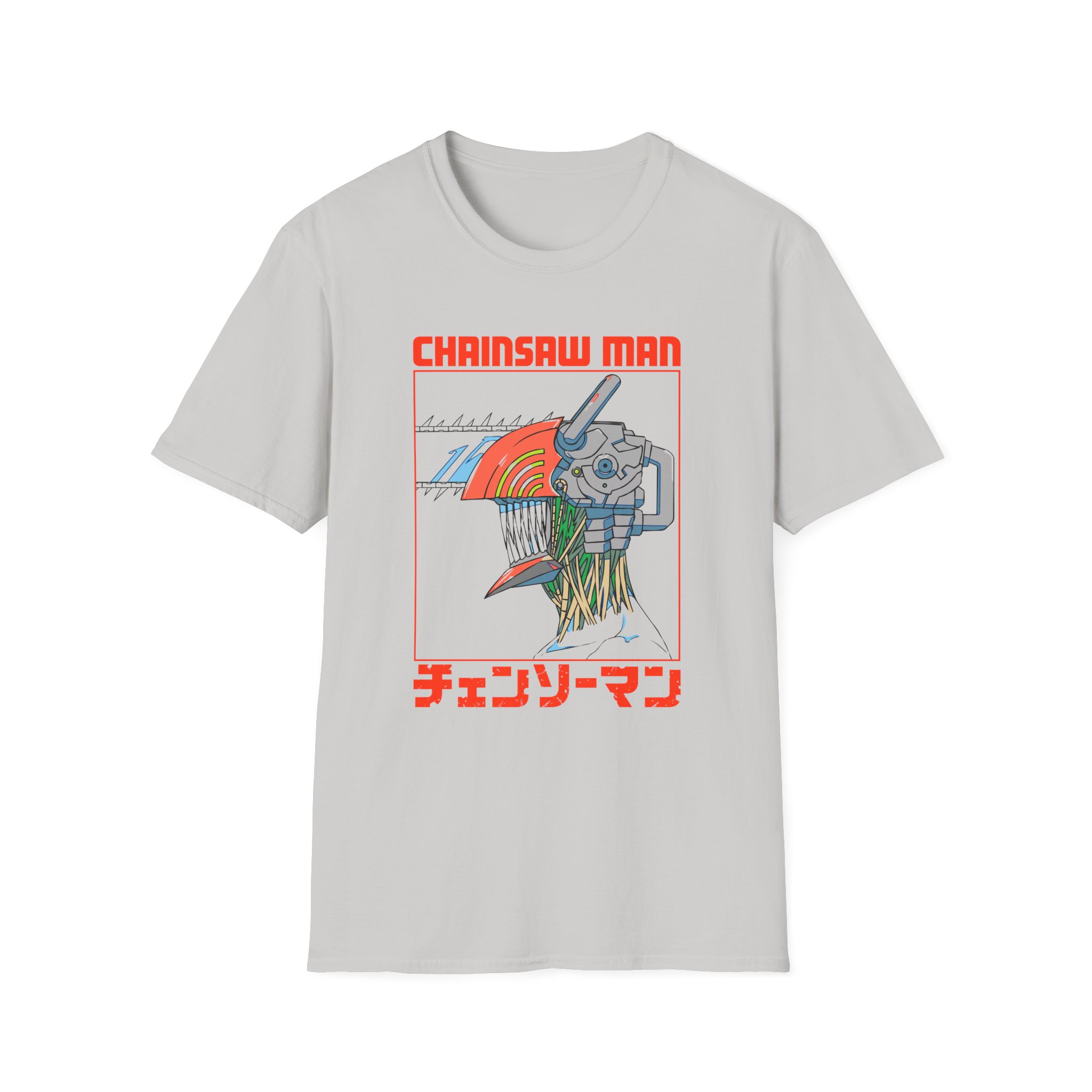 Chainsaw Man Three Tone Unisex Softstyle T-Shirt - Image 5