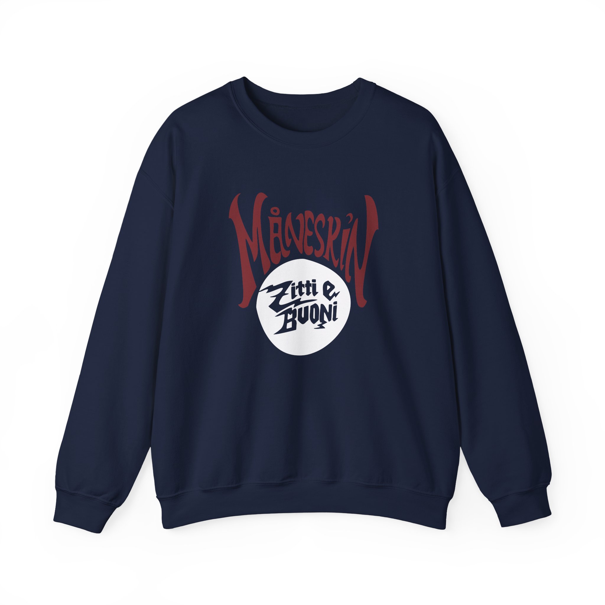 Maneskin Zitti e Buoni Unisex Heavy Blend™ Crewneck Sweatshirt - Image 9