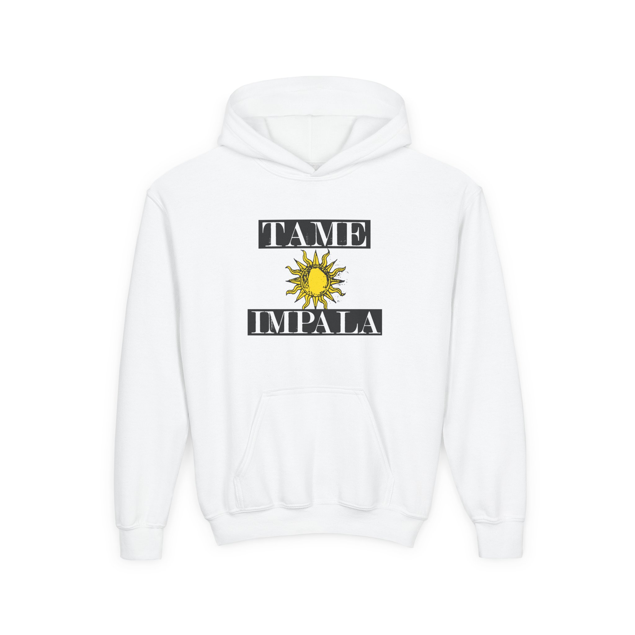 Tame Impala Run From The Sun Youth Heavy Blend Hooded Sweatshirt