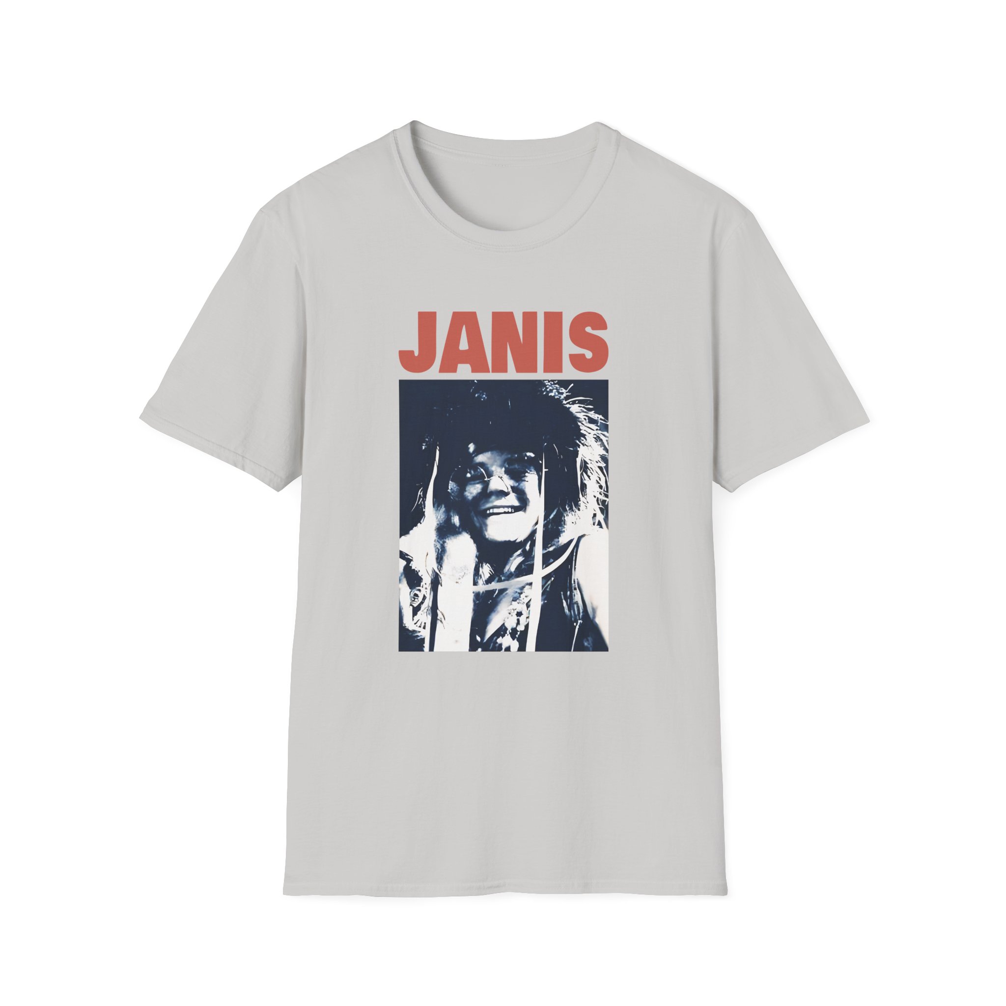 Janis Joplin Beatnick Unisex Softstyle T-Shirt - Image 7
