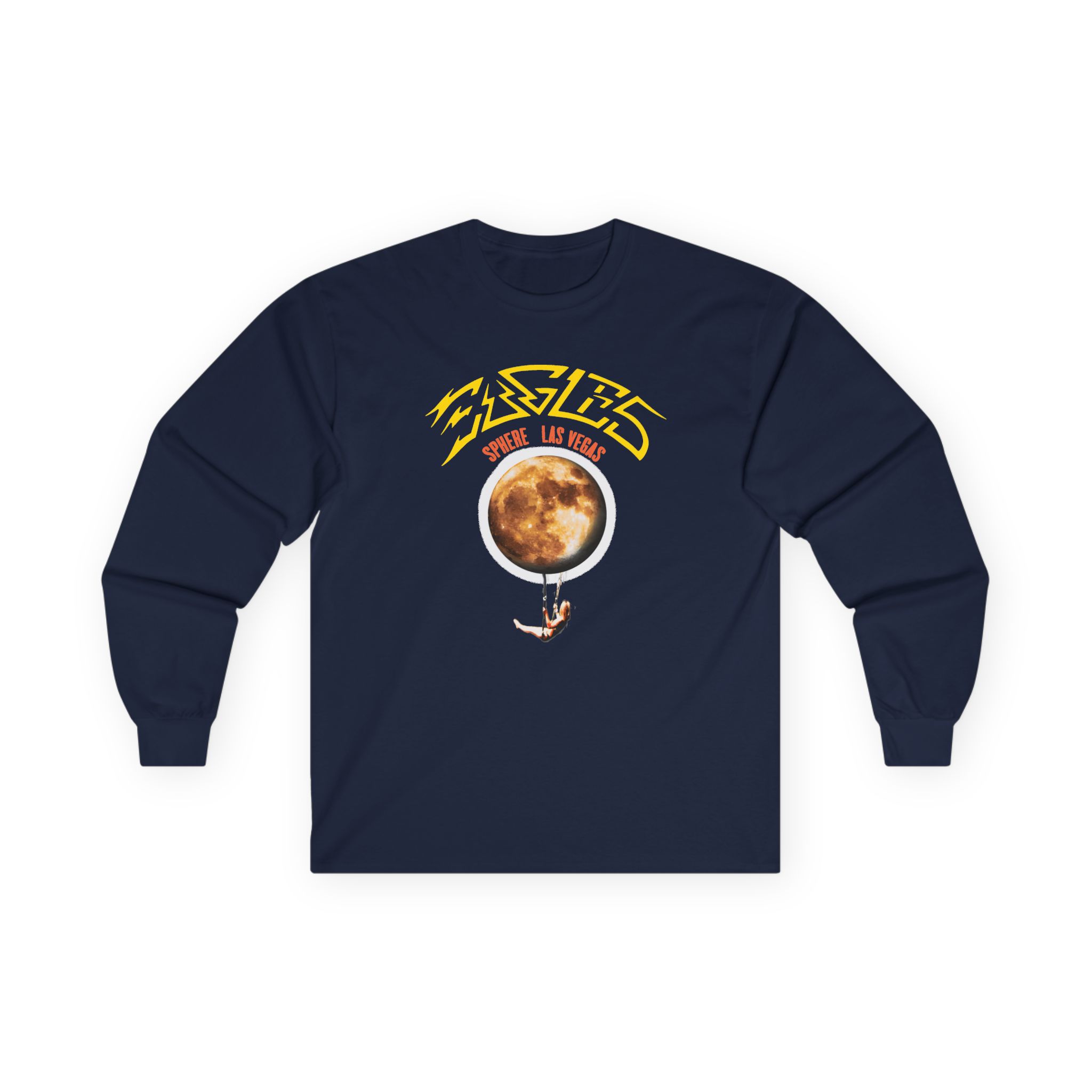 The Eagles Sphere Moon Trapeze Unisex Ultra Cotton Long Sleeve Tee - Image 11