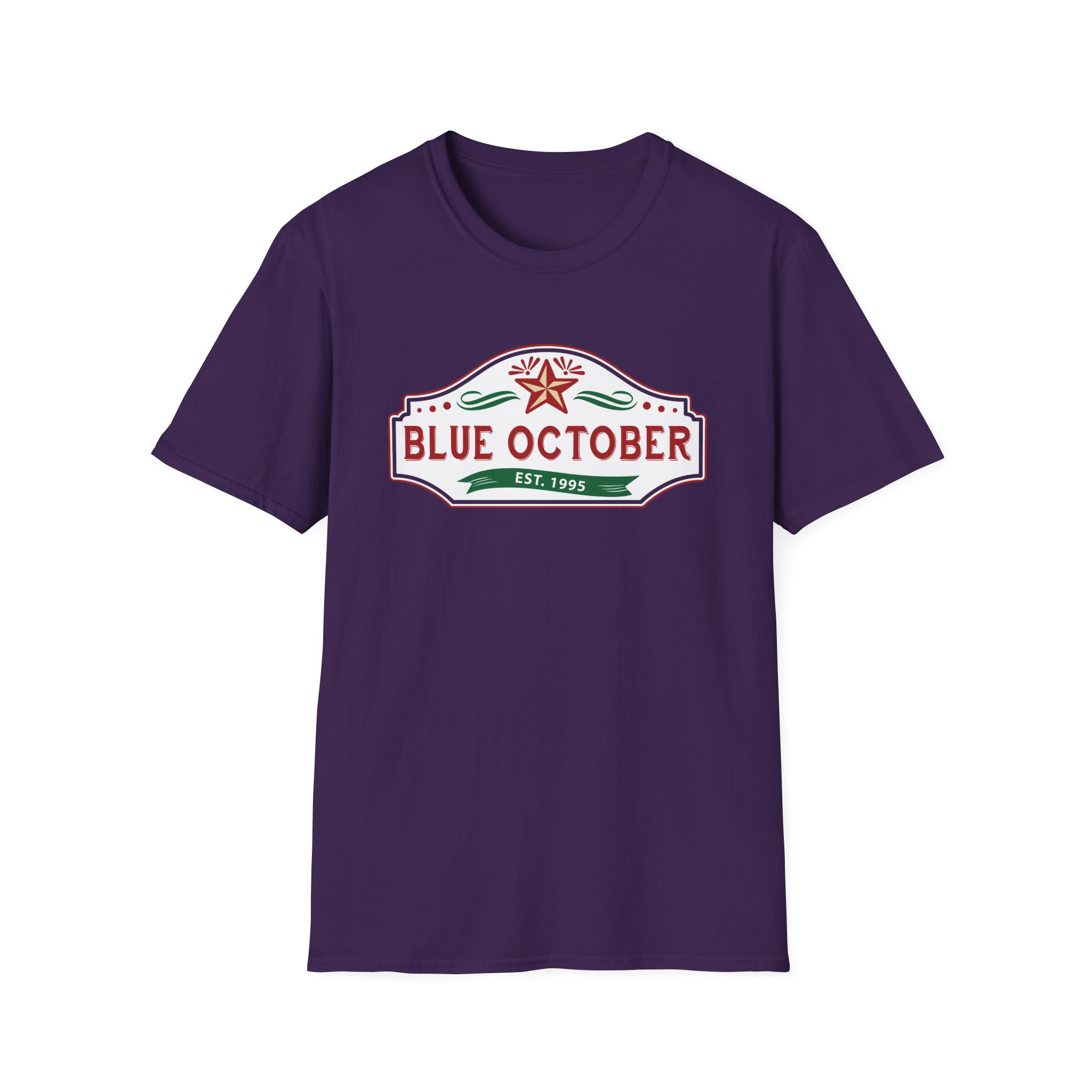 Blue October Est 1995 Unisex Softstyle T-Shirt - Image 19