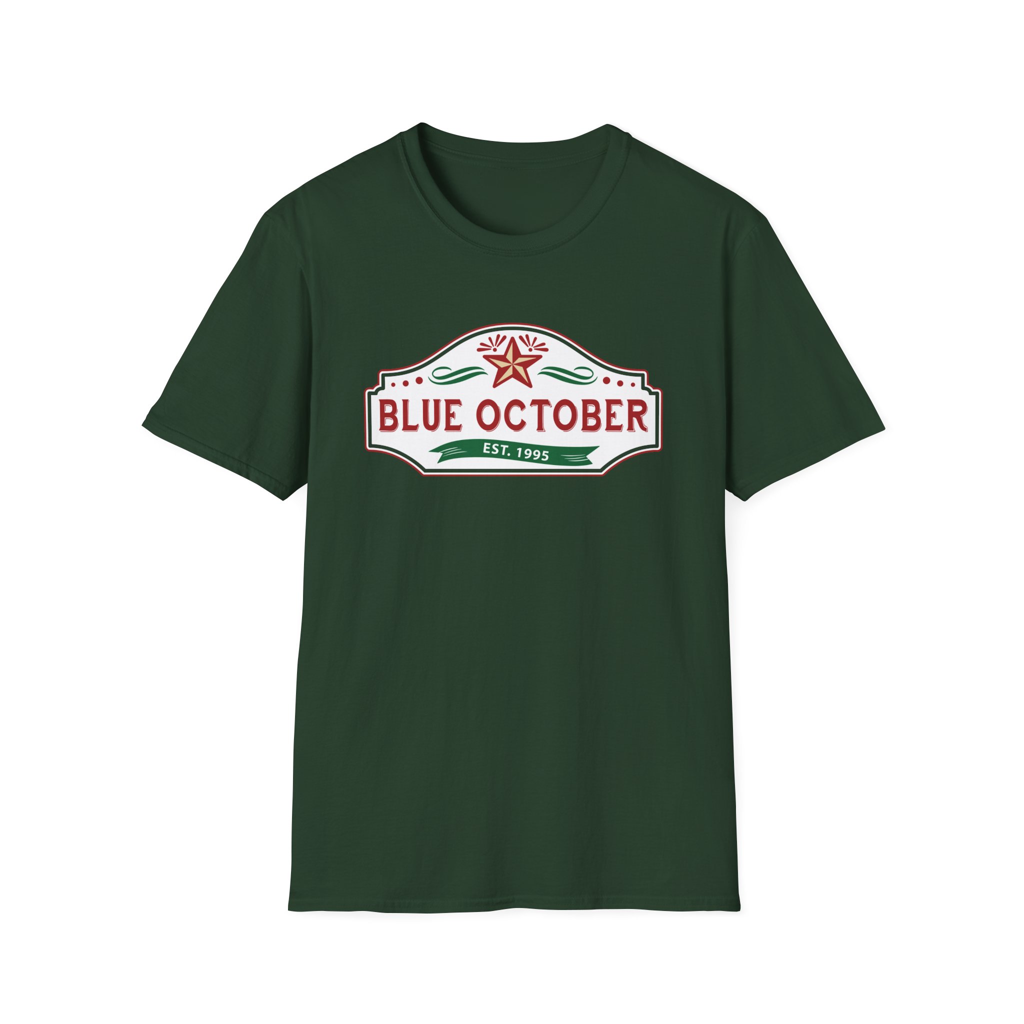 Blue October Est 1995 Unisex Softstyle T-Shirt - Image 5