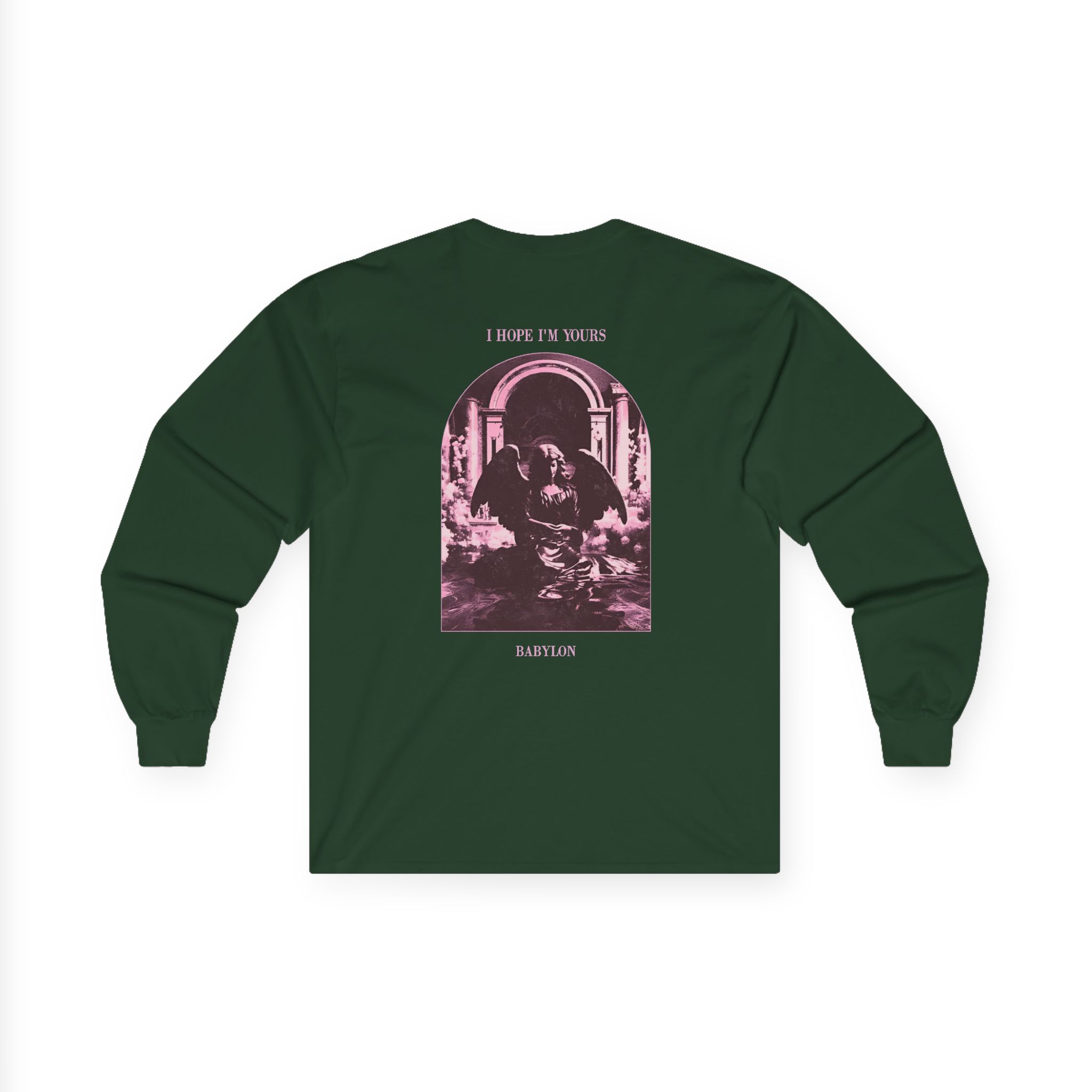 Babylon Mineral Wash Unisex Ultra Cotton Long Sleeve Tee - Image 5
