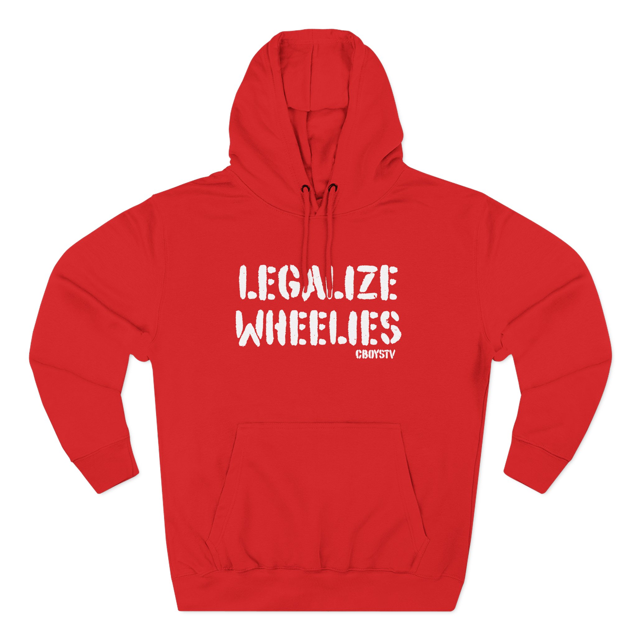 Cboystv Legalize Wheelies Three-Panel Fleece Hoodie - Image 13