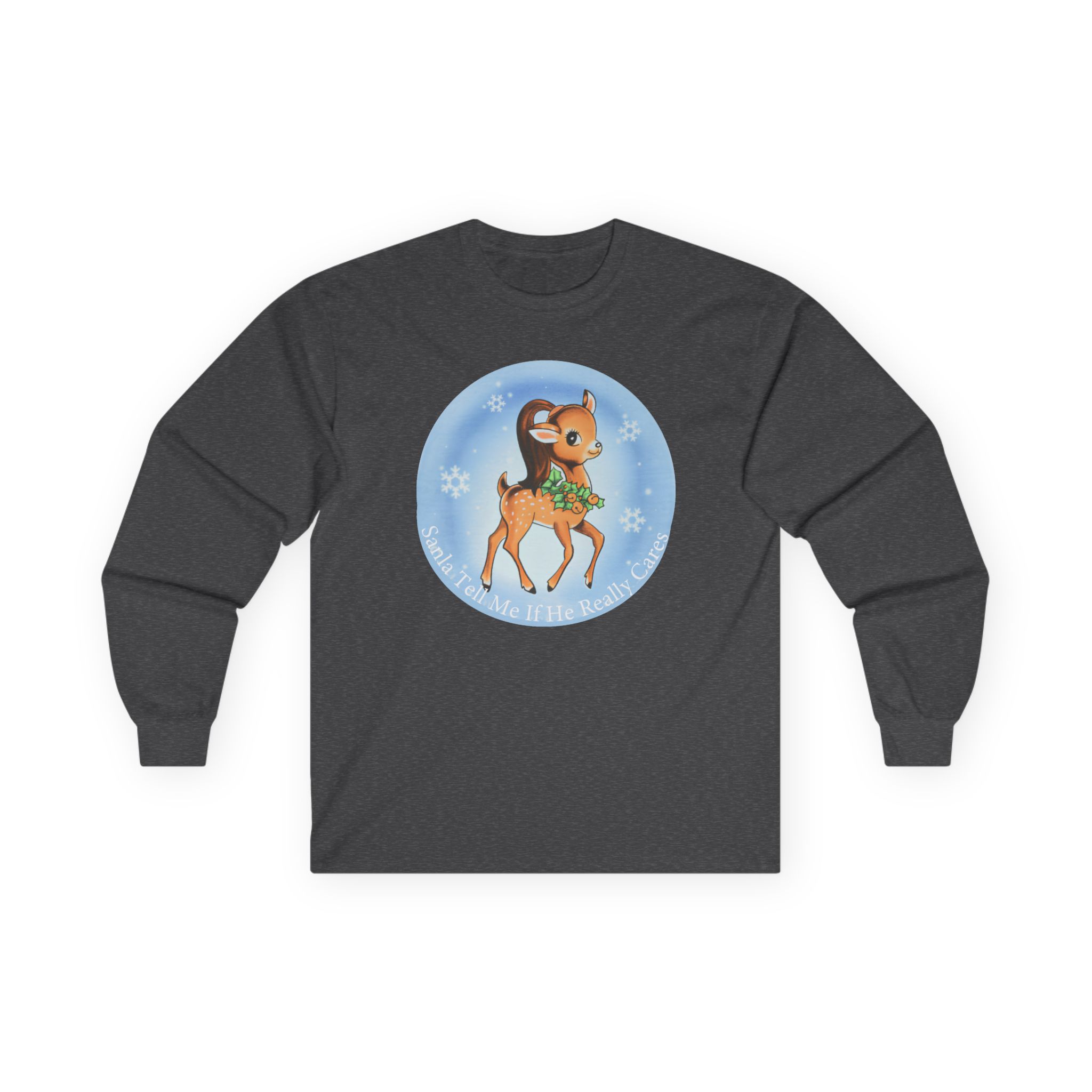 AG Santa Tell Me Unisex Ultra Cotton Long Sleeve Tee - Image 9