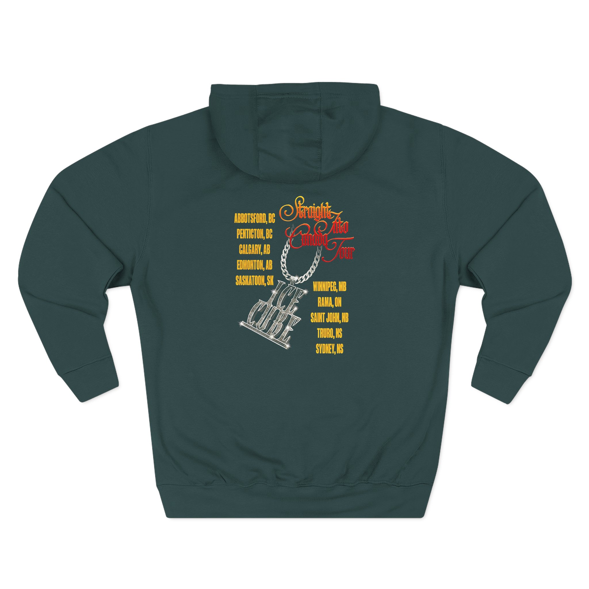 Ice Cube Straight Into Canada Three-Panel Fleece Hoodie - Image 4