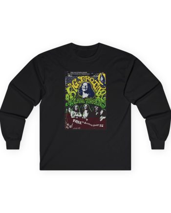 Janis Joplin Free to Everyone Unisex Ultra Cotton Long Sleeve Tee