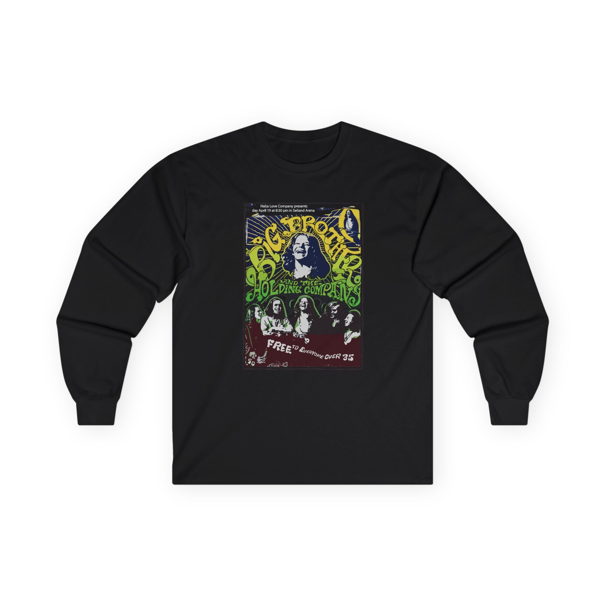 Janis Joplin Free to Everyone Unisex Ultra Cotton Long Sleeve Tee