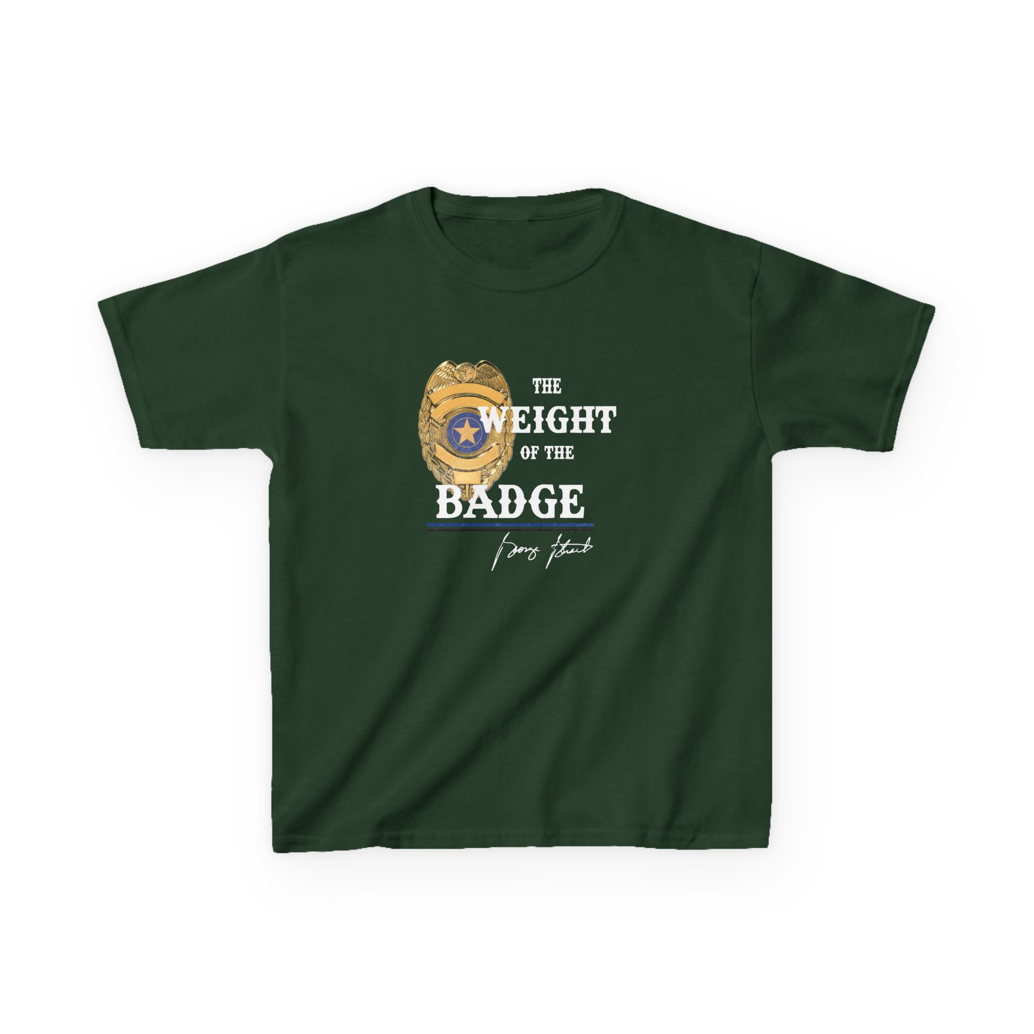 Kids George Strait Gold Badge Heavy Cotton™ Tee - Image 3