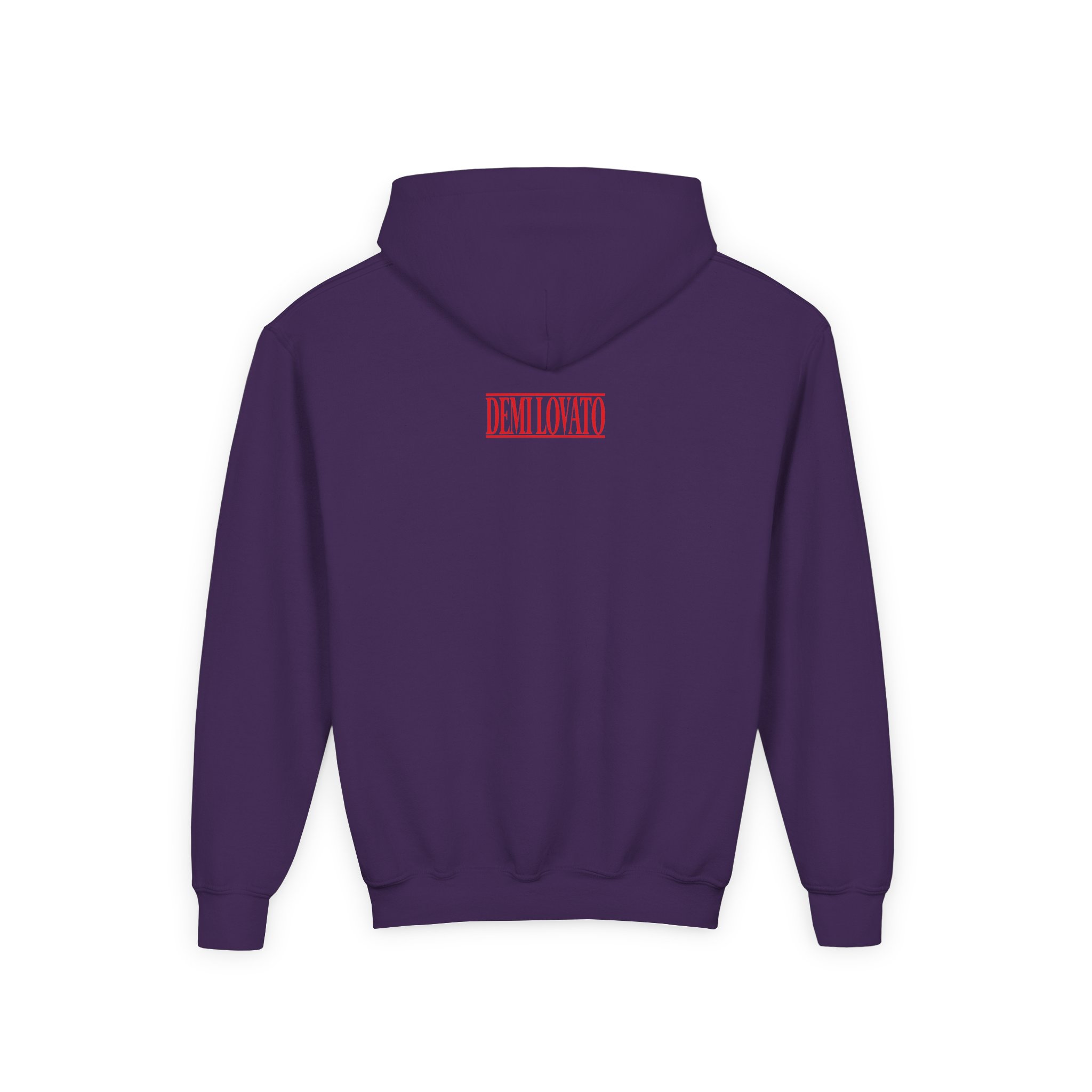 D L Bleeding Cross Youth Heavy Blend Hooded Sweatshirt - Image 8