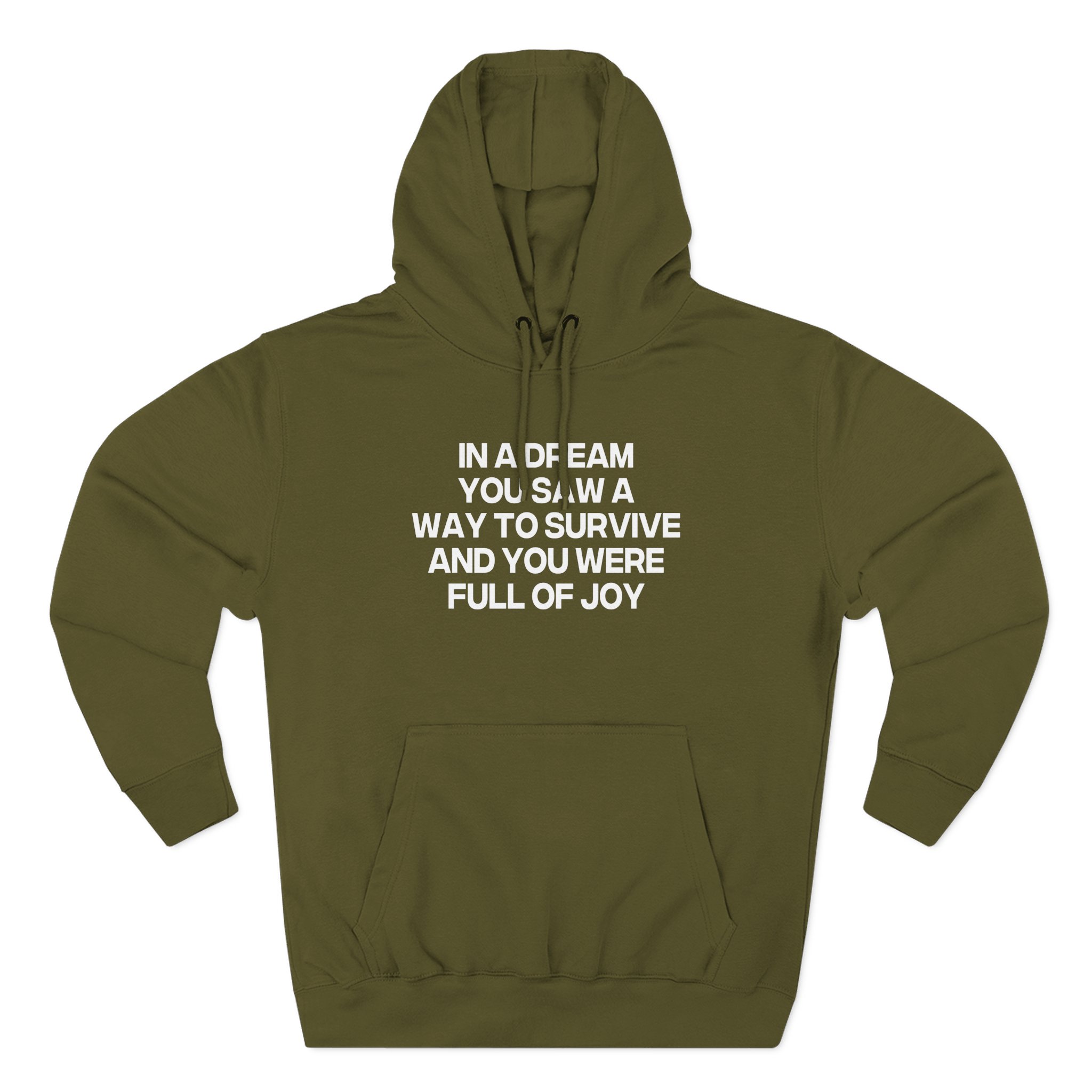 Jenny Holzer 1992 Three-Panel Fleece Hoodie - Image 5