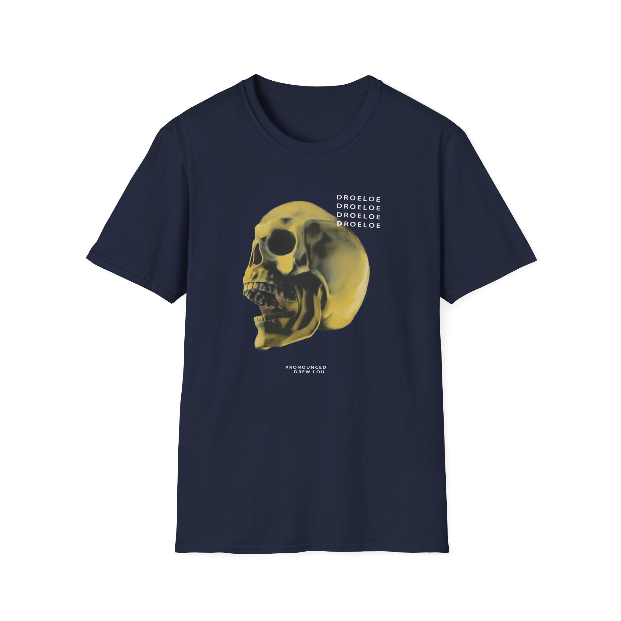 Deadbeats Gold Skull Unisex Softstyle T-Shirt - Image 21