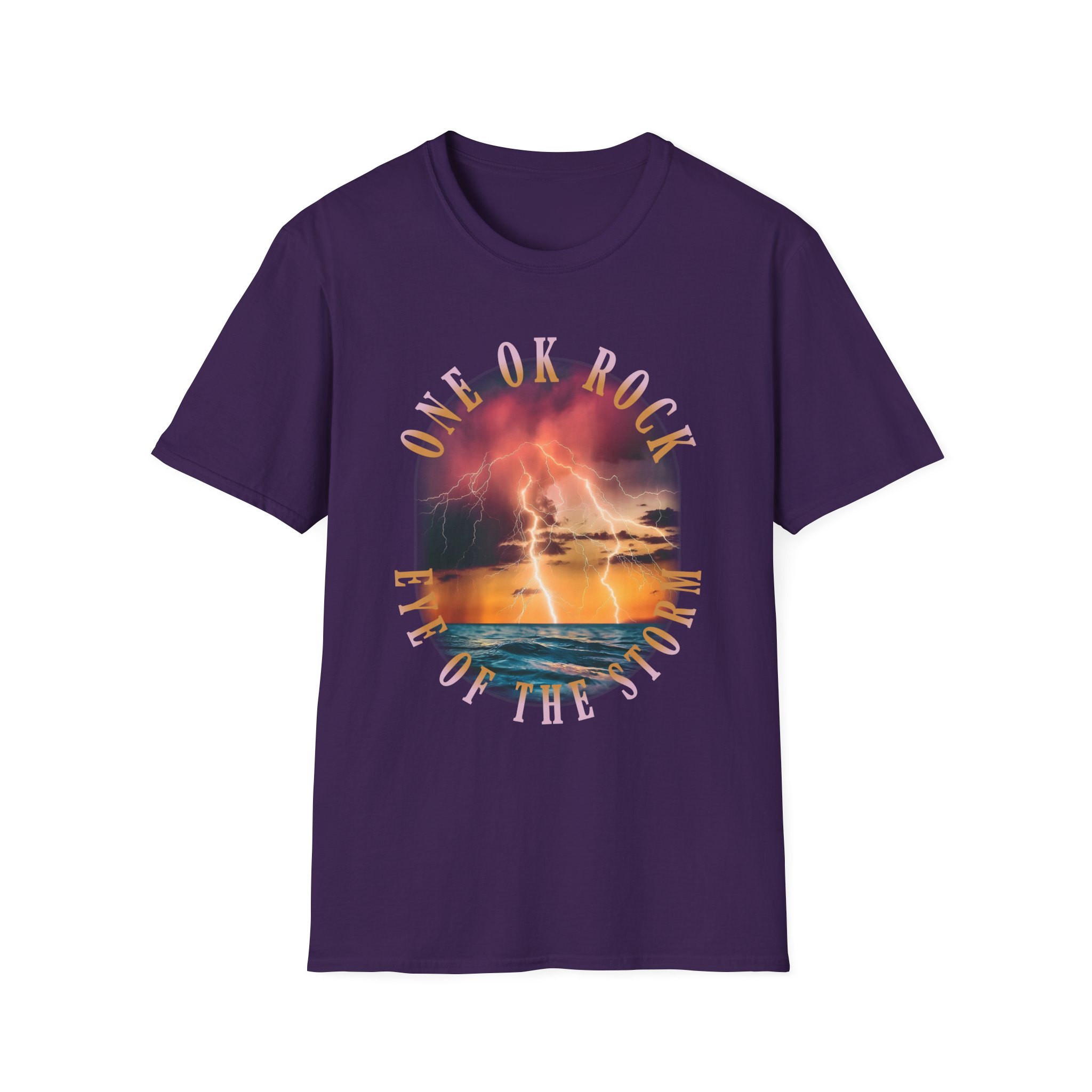 One Ok Rock Vintage Storm Unisex Softstyle T-shirt - Image 11