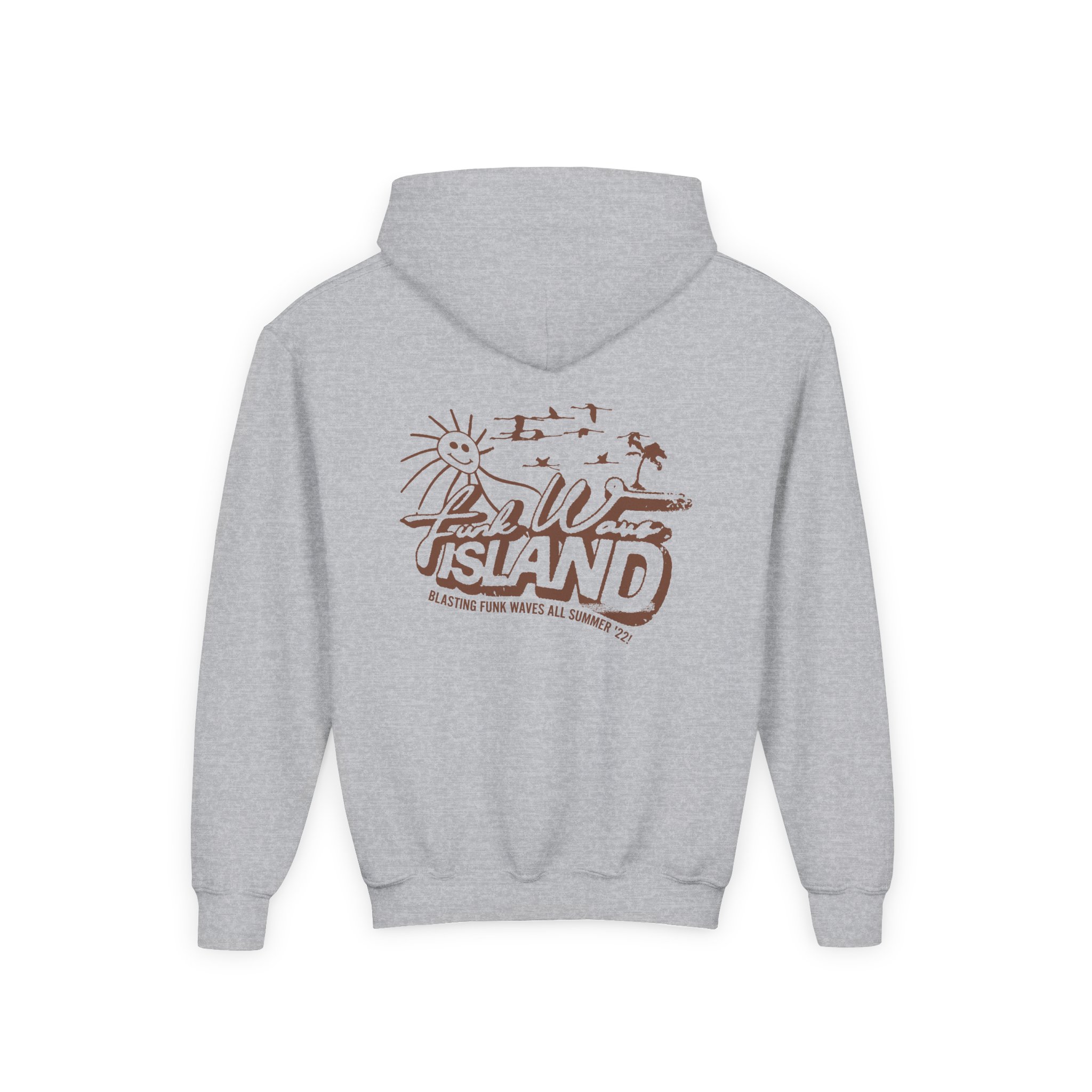 Youth Calvin Harris Funk Wav Island Heavy Blend Hooded Sweatshirt - Image 4