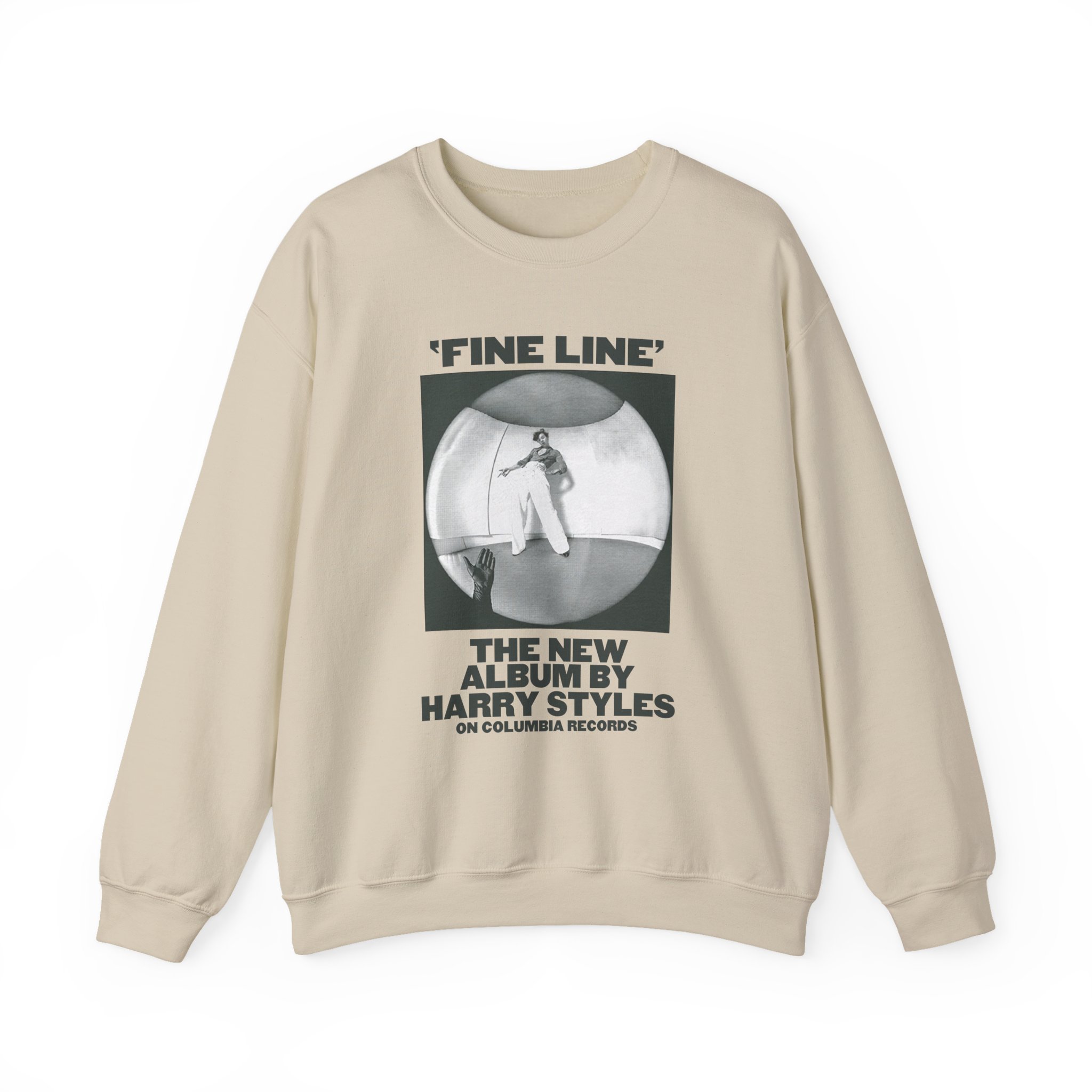 Love on Tour Fine Line Unisex Heavy Blend™ Crewneck Sweatshirt - Image 5