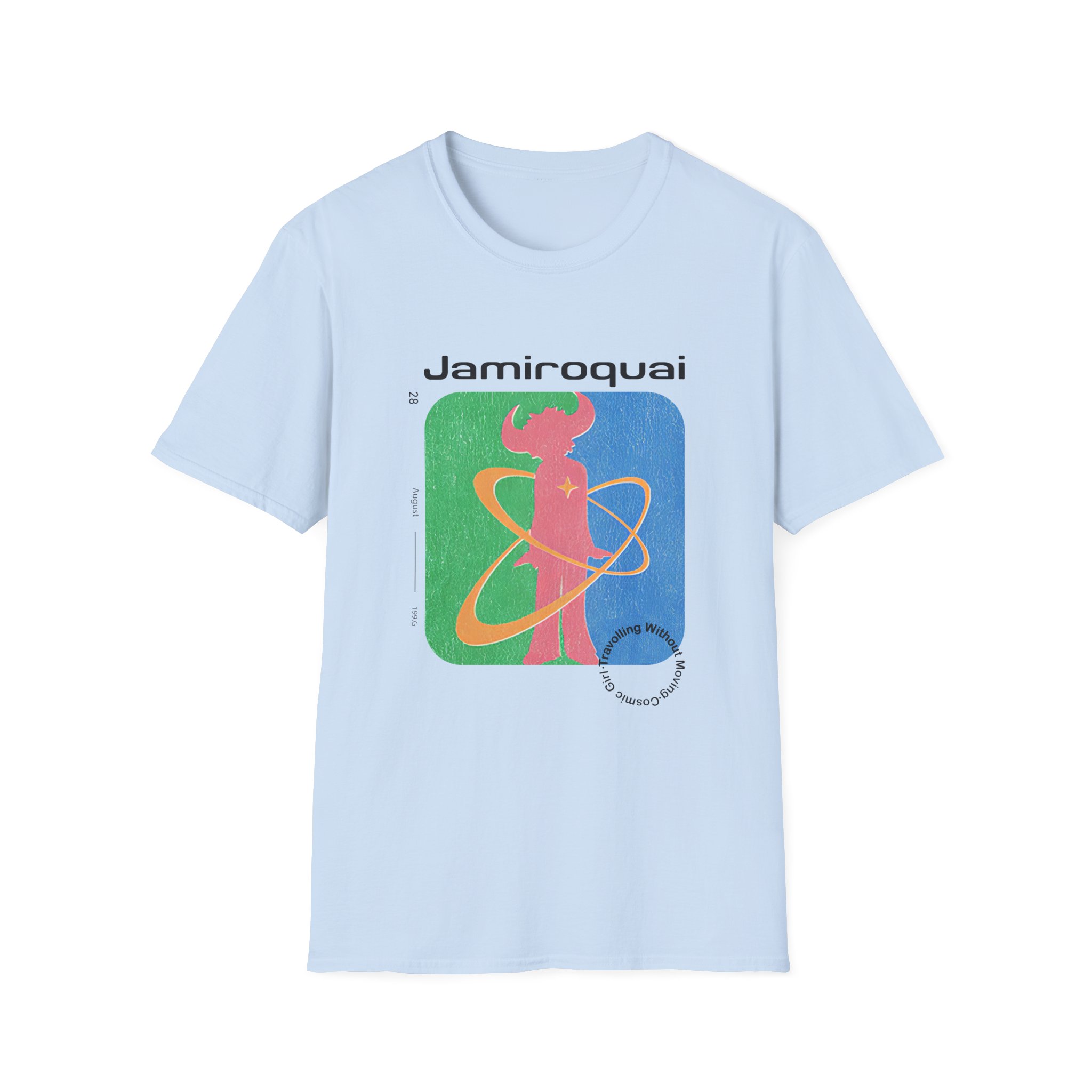 Calvin Harris Cosmic Girl Embroidered Unisex Softstyle T-Shirt - Image 23