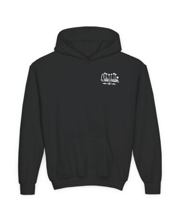Eddie Vedder Palm Script Youth Heavy Blend Hooded Sweatshirt