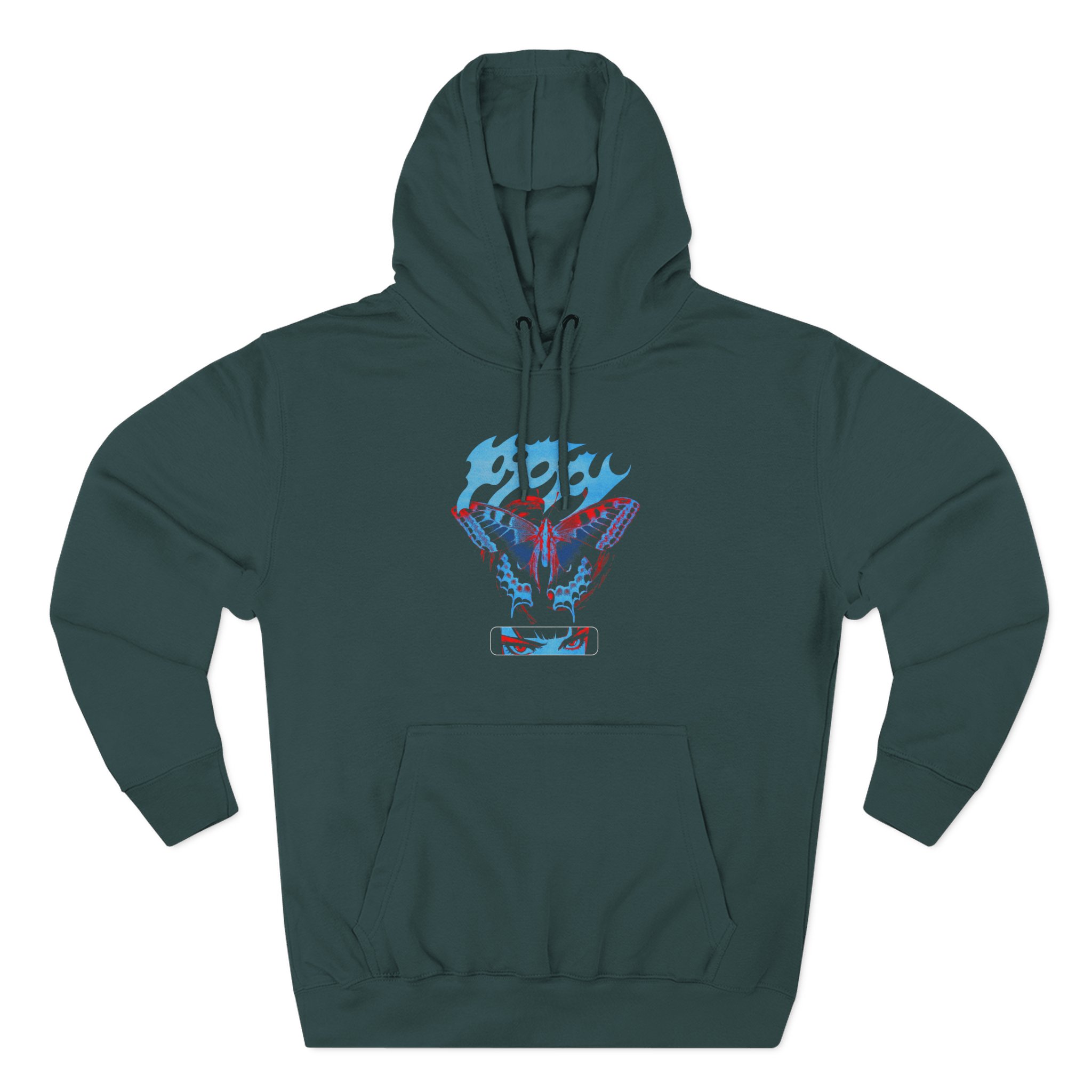 Poppy V.A.N Butterfly Three-Panel Fleece Hoodie - Image 5