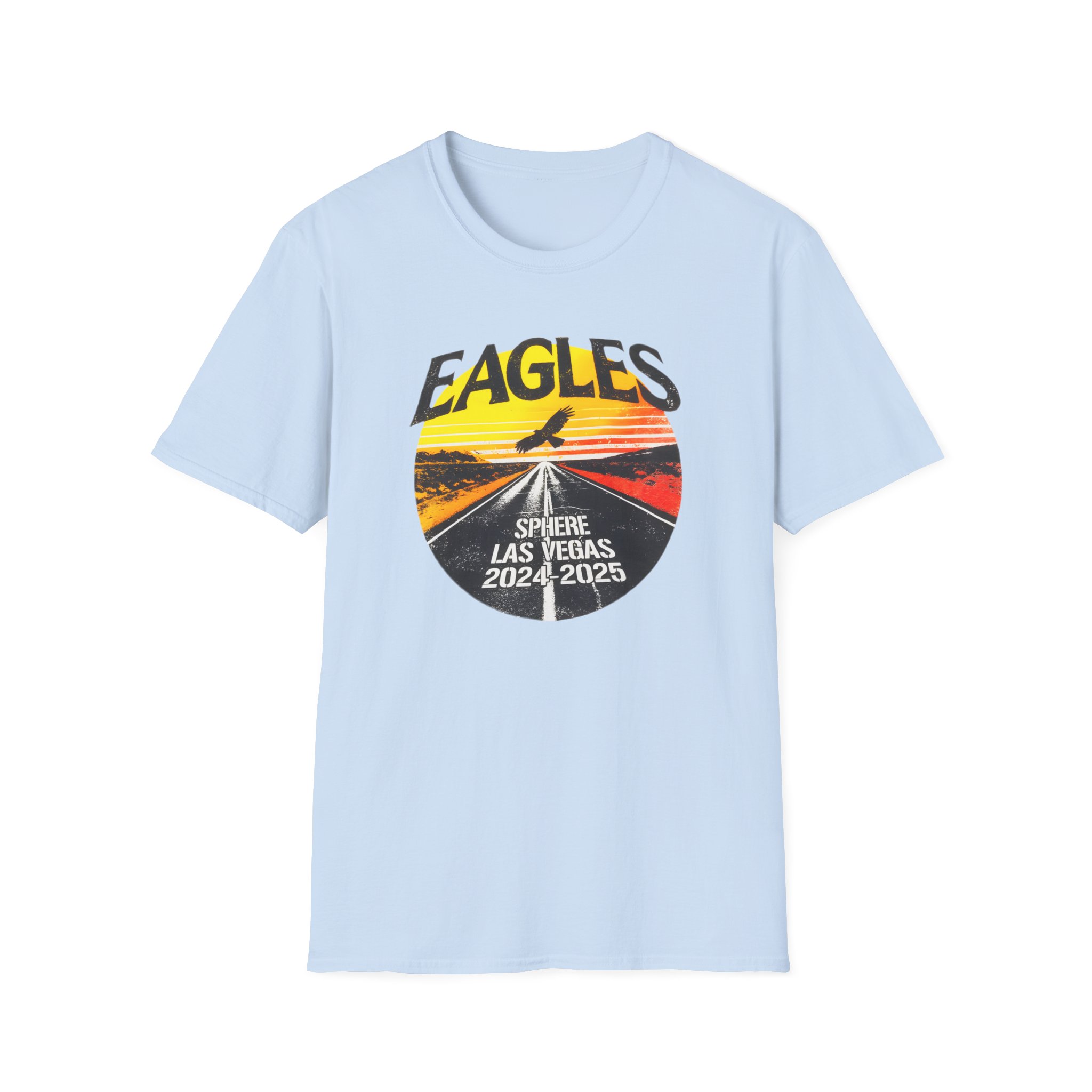 The Eagles Sphere 2024 / 2025 Sunset Unisex Softstyle T-Shirt - Image 13