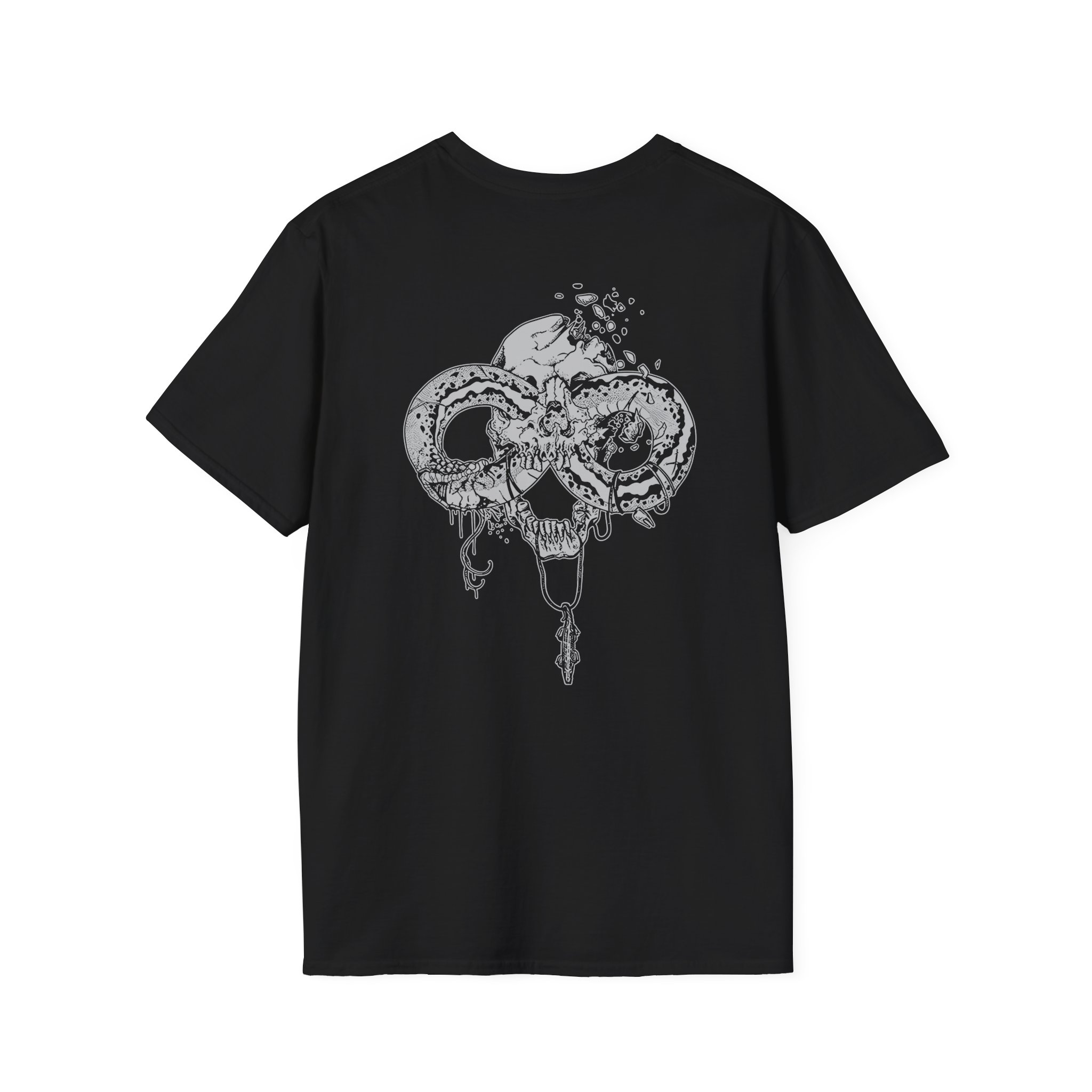 Cold Cuts Power Trip Spikey Snake Unisex Softstyle T-Shirt - Image 2