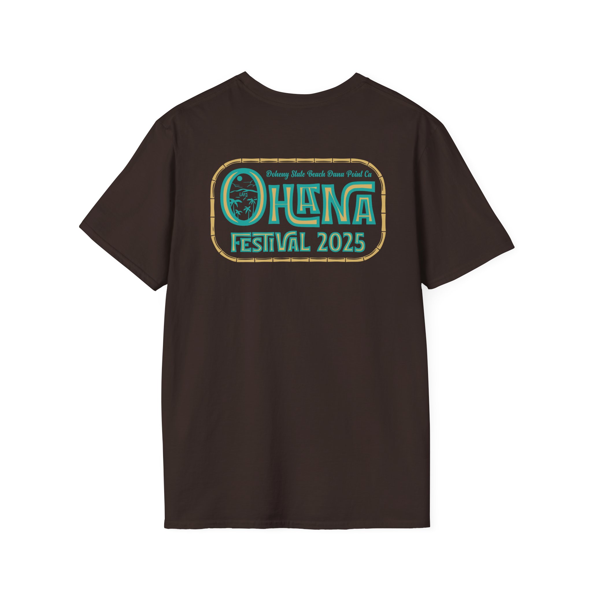 Eddie Vedder Ohana Festival Unisex Softstyle T-Shirt - Image 4